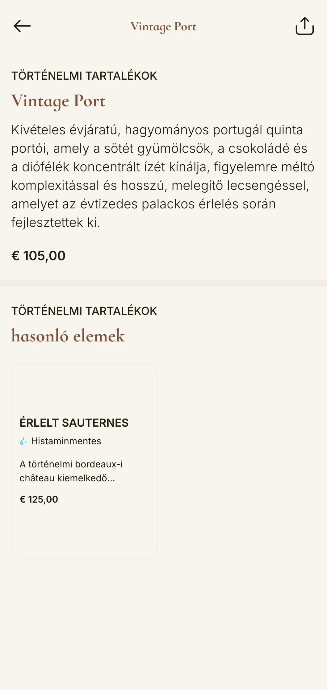 Gazdag, hagyományos borlap sablon aranybarna hangsúlyokkal és klasszikus tipográfiával, tökéletes a már működő borászatok és örökségi éttermek számára.