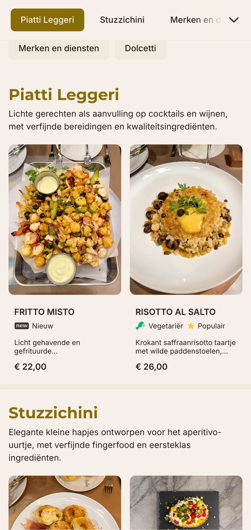 Verfijnd ontwerp met amber- en goudtinten dat de elegante cocktailtraditie van Milaan voor het diner viert.