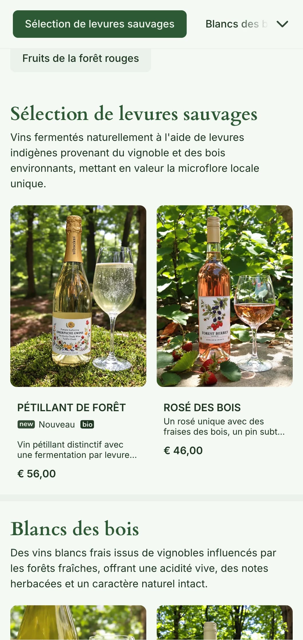 Modèle de carte des vins aux tons forestiers et aux textures naturelles, parfait pour les sélections de vins biologiques et les établissements de restauration inspirés par la nature.