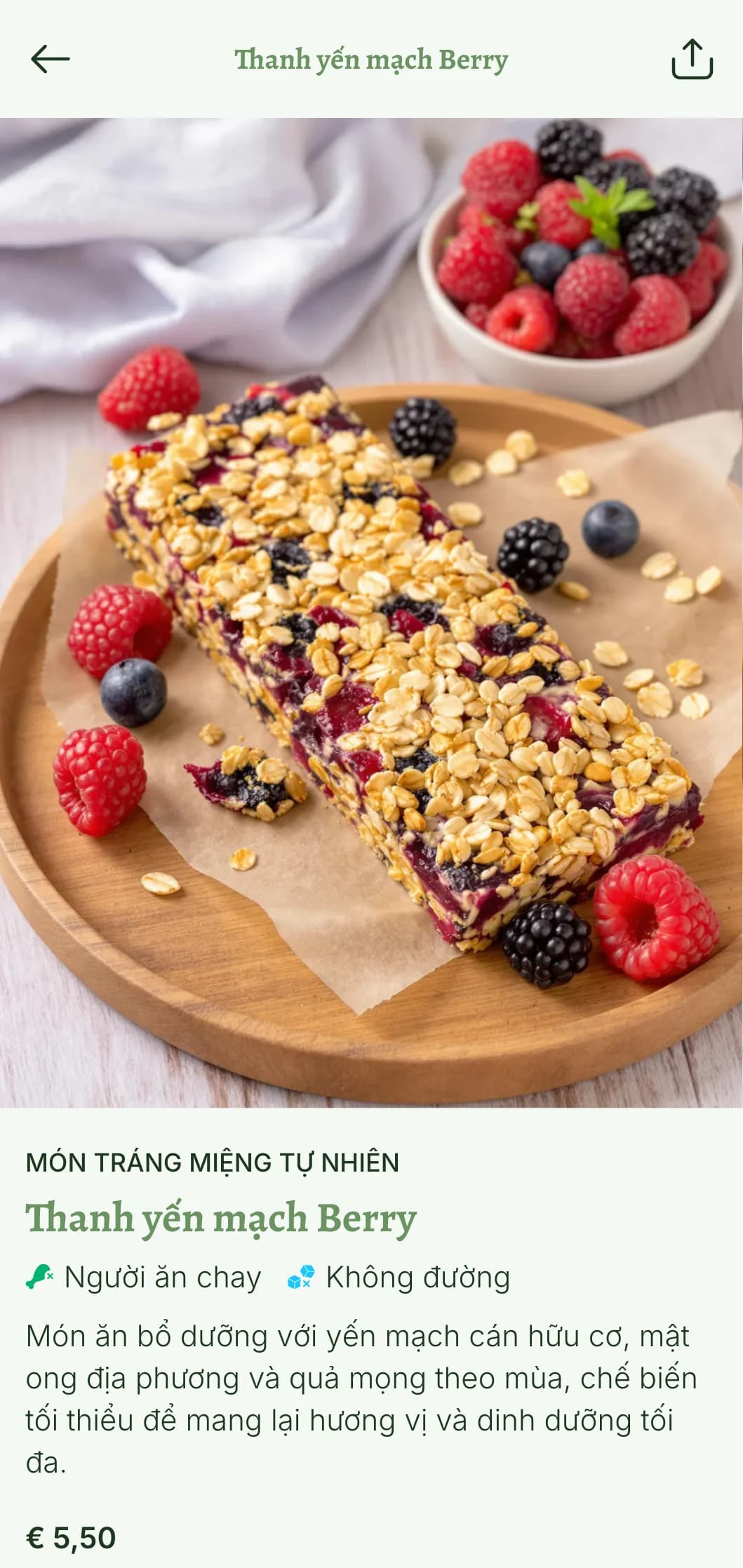 Thiết kế thực đơn bánh mì tươi mới lấy cảm hứng từ thiên nhiên với tông màu xanh lá cây và kiểu chữ hữu cơ, lý tưởng cho các tiệm bánh hữu cơ và cửa hàng chú trọng đến sức khỏe.