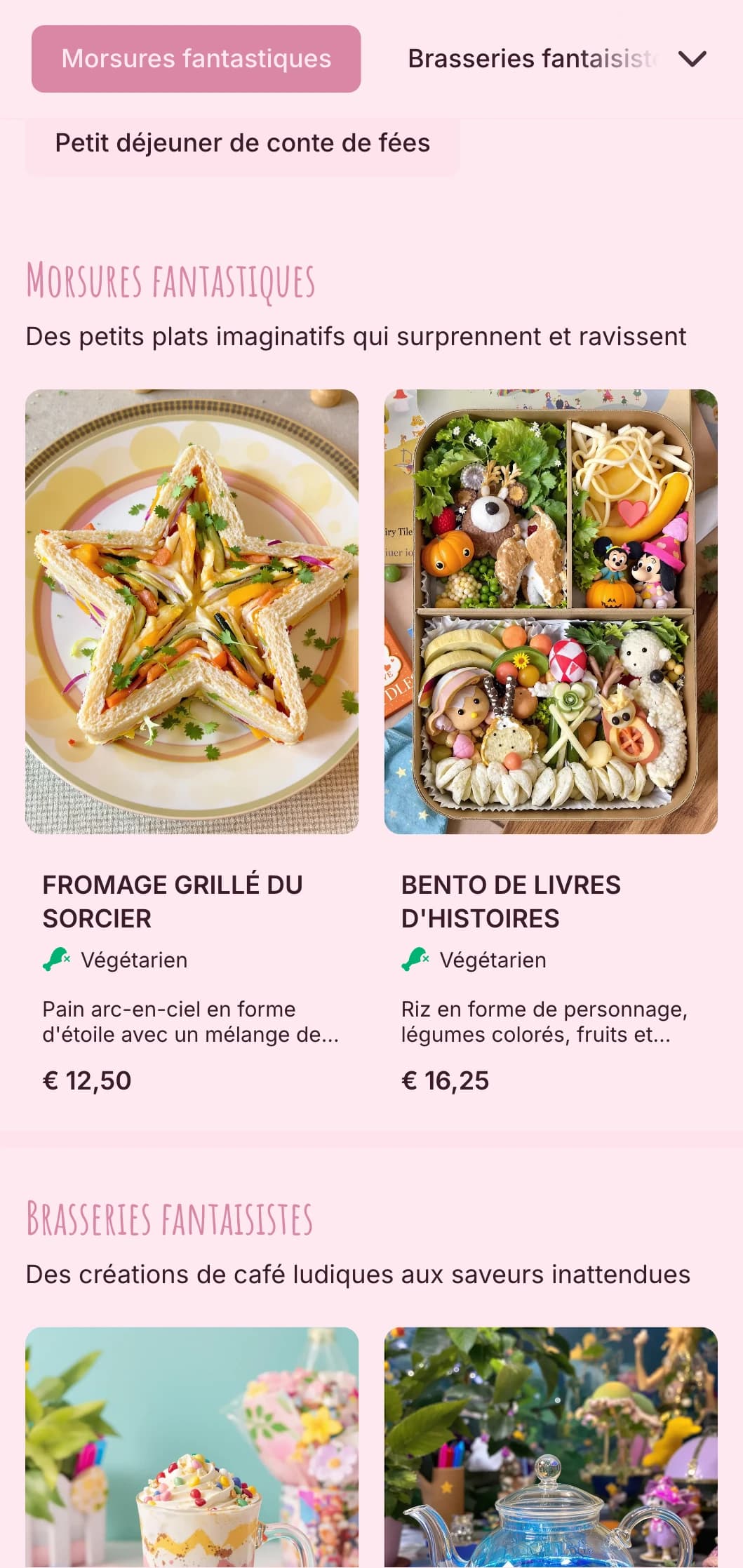 Design rose ludique avec des éléments fantaisistes pour les pâtisseries créatives et les cafés de desserts.