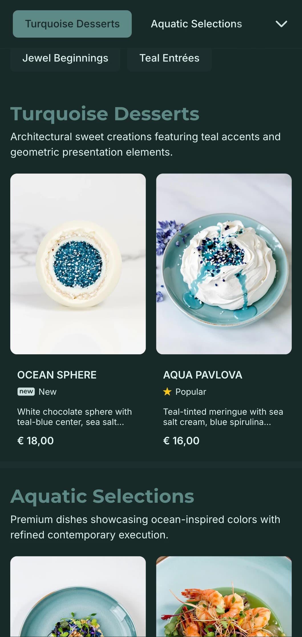 Sophisticated modern concept featuring rich teal tones and contemporary luxury elements.