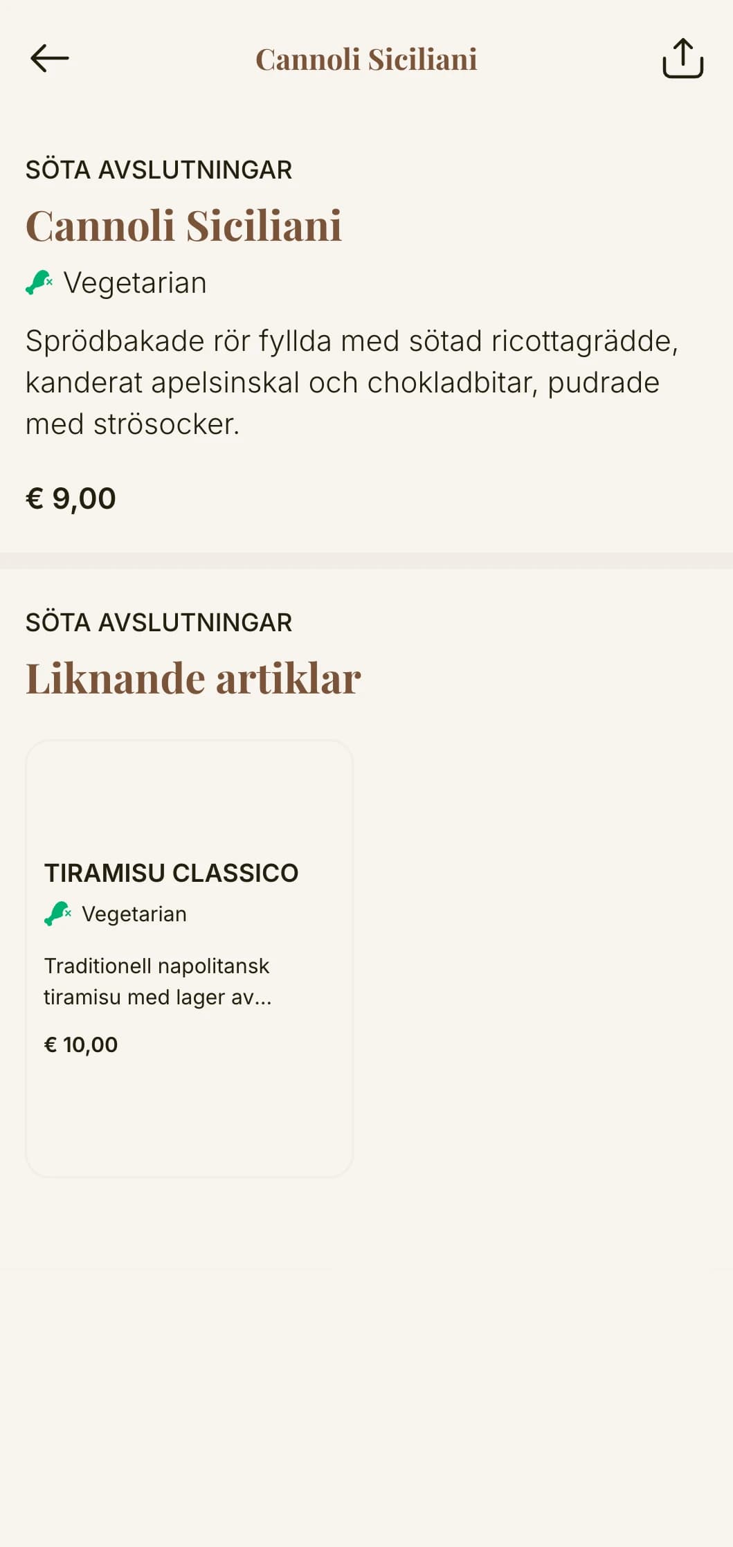 Klassisk italiensk pizzeriameny med elegant typografi och varma jordtoner, perfekt för autentiska restauranger i napolitansk stil.