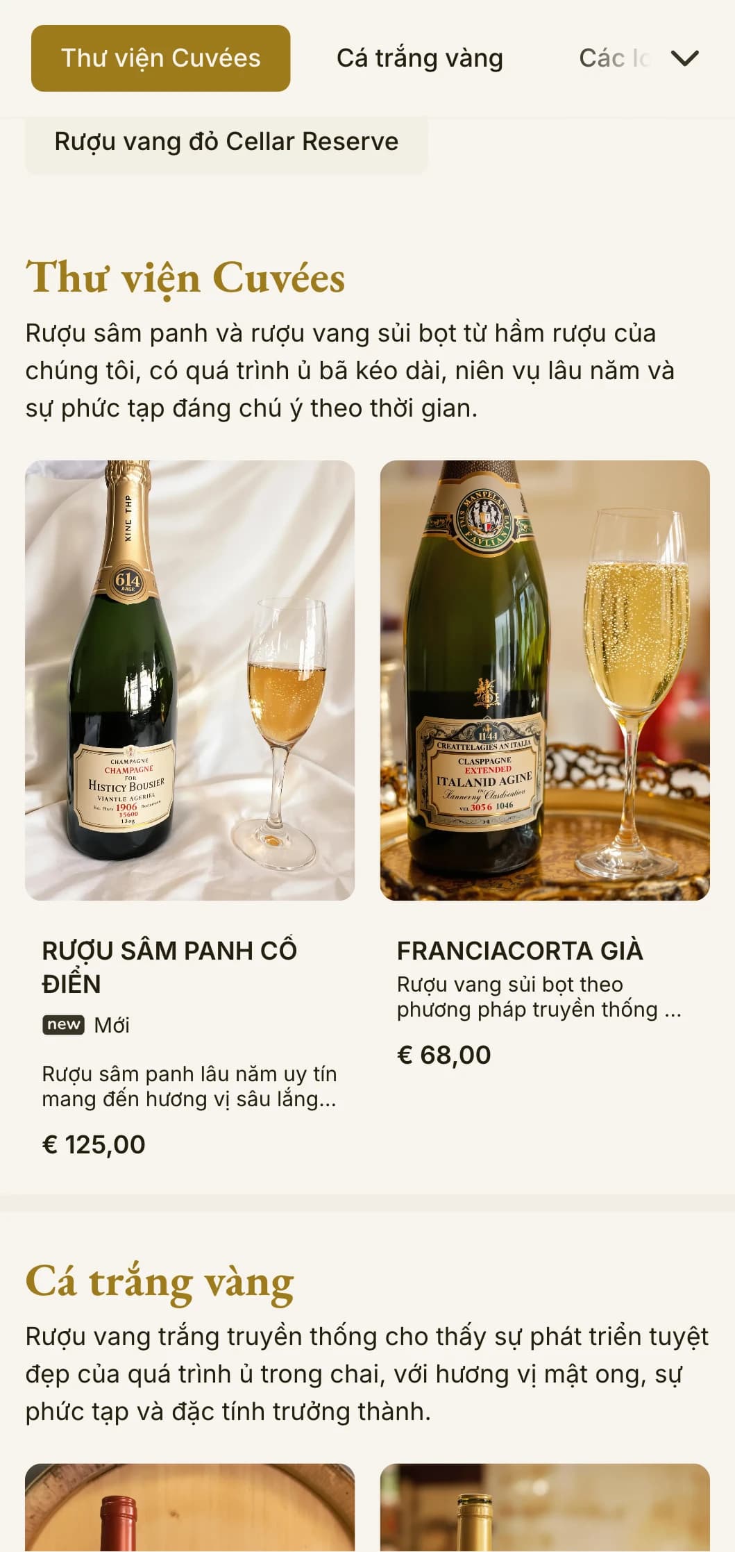 Mẫu danh sách rượu vang truyền thống ấm áp với điểm nhấn màu hổ phách và các yếu tố di sản, hoàn hảo cho các nhà máy rượu vang lâu đời và trải nghiệm ẩm thực cao cấp cổ điển.