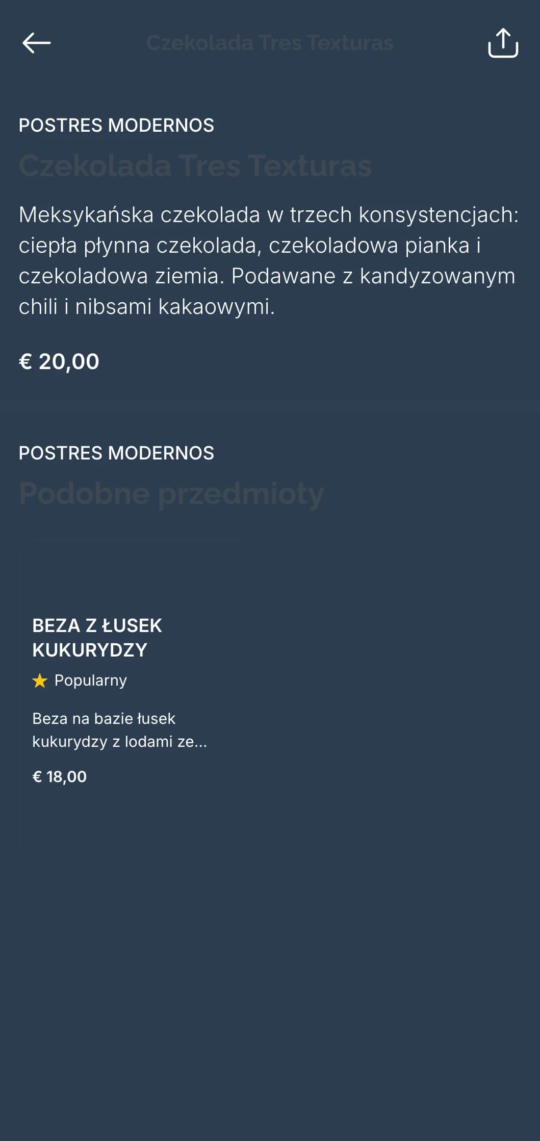 Współczesne meksykańskie menu z czystymi liniami, minimalistyczną estetyką i kuchnią fusion prezentowaną w eleganckim, dyskretnym formacie.