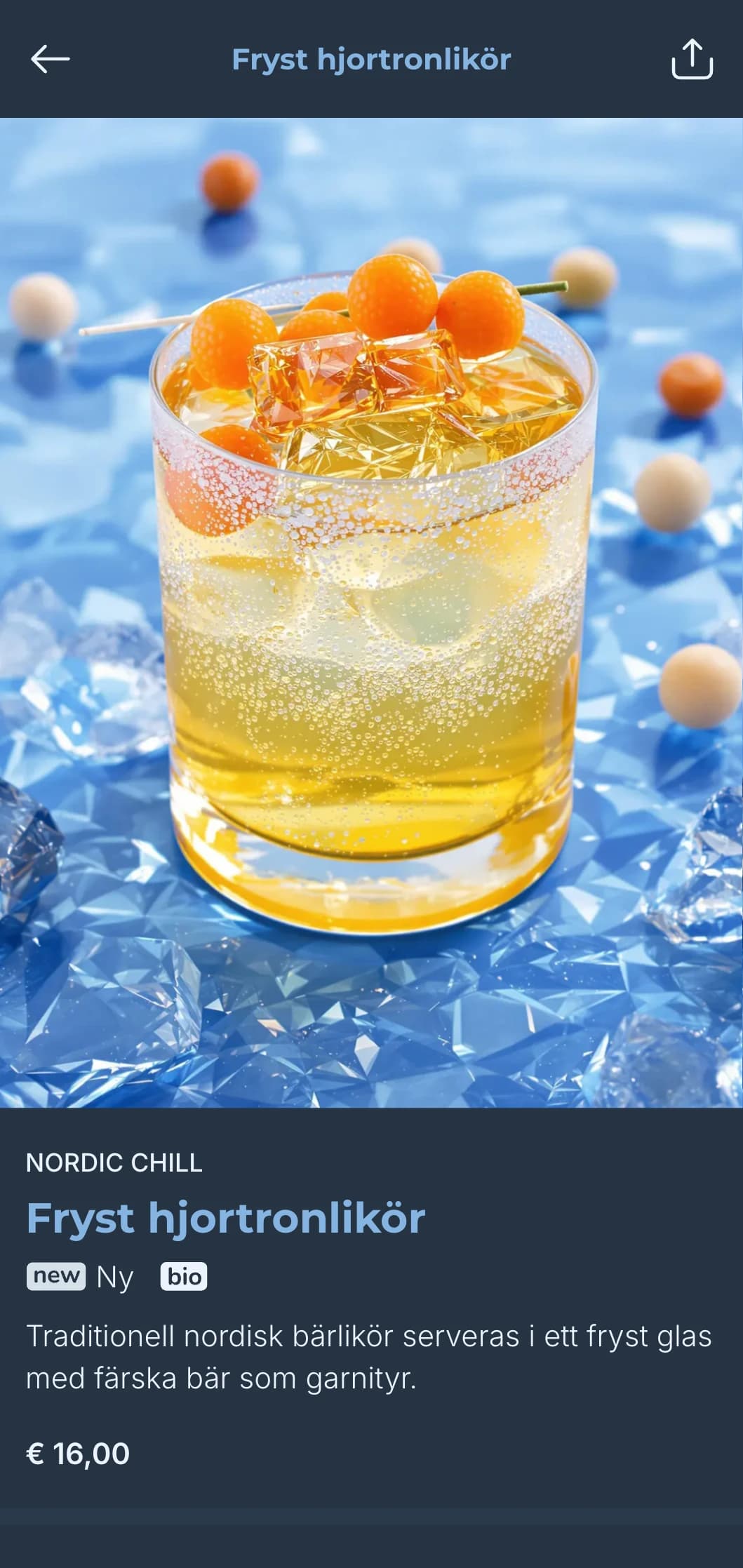 Ren design i isblått och vitt för rena, minimalistiska cocktailställen.