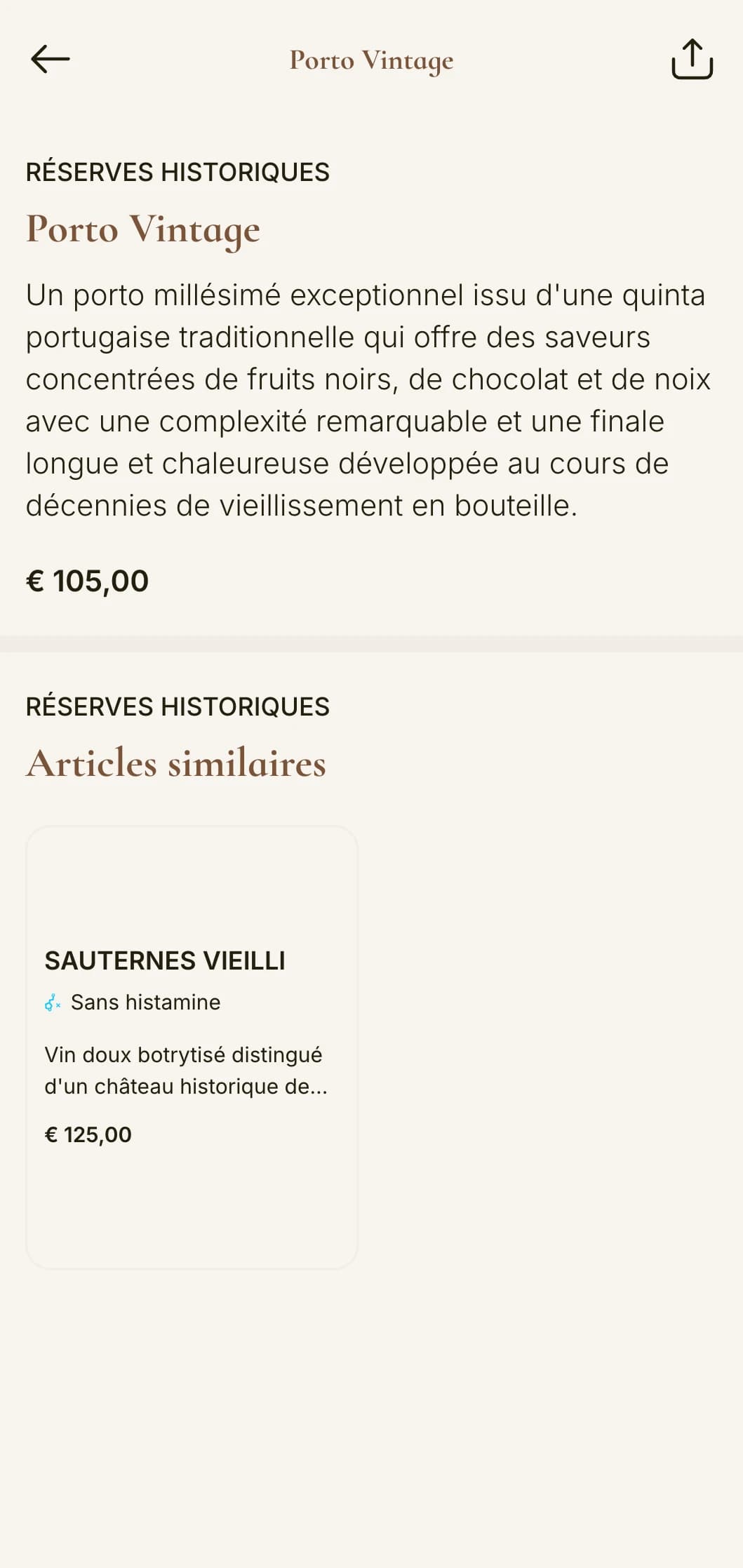 Modèle de carte des vins richement traditionnel avec des accents bruns dorés et une typographie classique, parfait pour les domaines viticoles établis et les restaurants patrimoniaux.