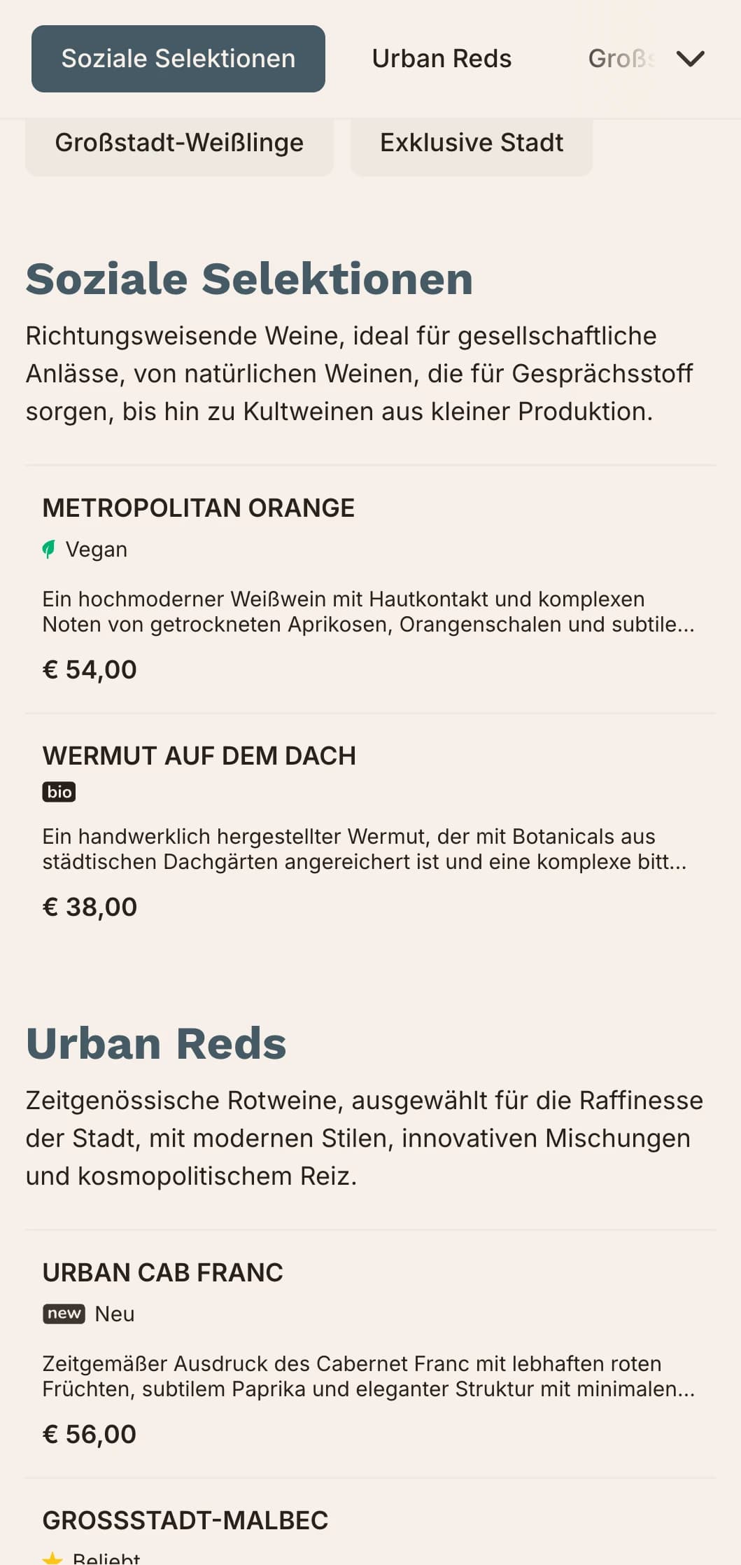 Elegantes, von der Stadt inspiriertes Weinkarten-Template mit architektonischen Elementen und zeitgenössischer Ästhetik, ideal für städtische Weinbars und moderne gastronomische Einrichtungen.