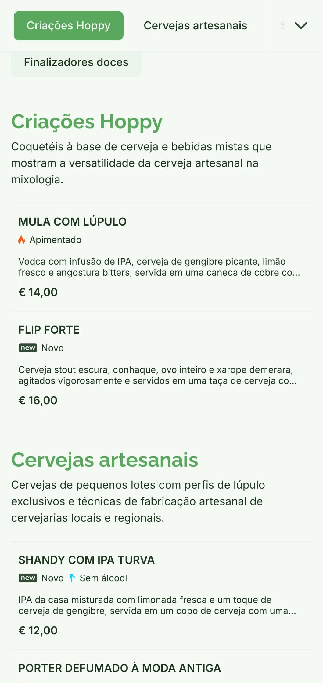 Um design de cardápio rústico, porém refinado, para bares e cervejarias artesanais, com tons naturais e texturas inspiradas em madeira.