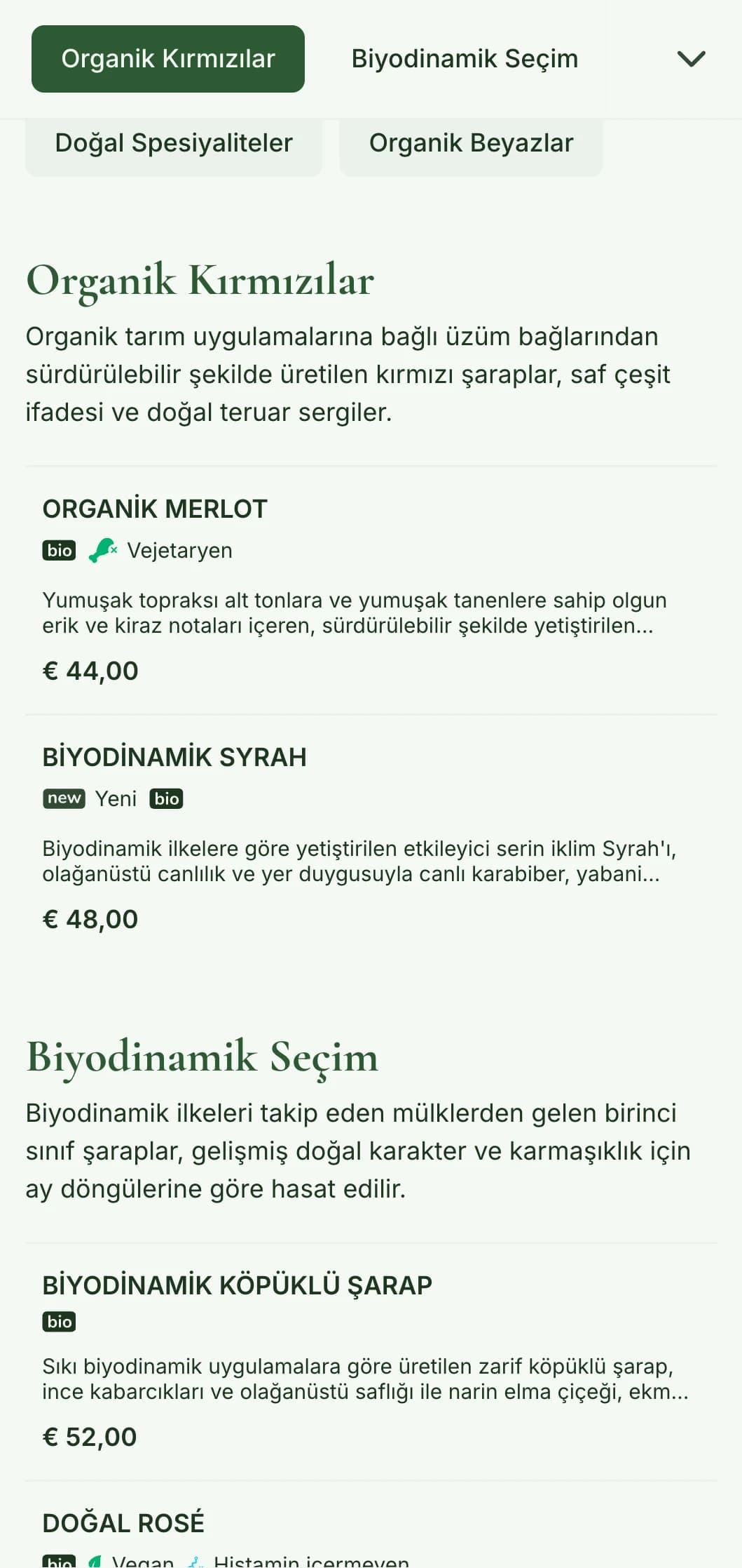 Toprak tonları ve botanik öğeler içeren doğadan ilham alan şarap listesi şablonu, organik şarap seçimleri ve çiftlikten masaya restoranlar için mükemmeldir.