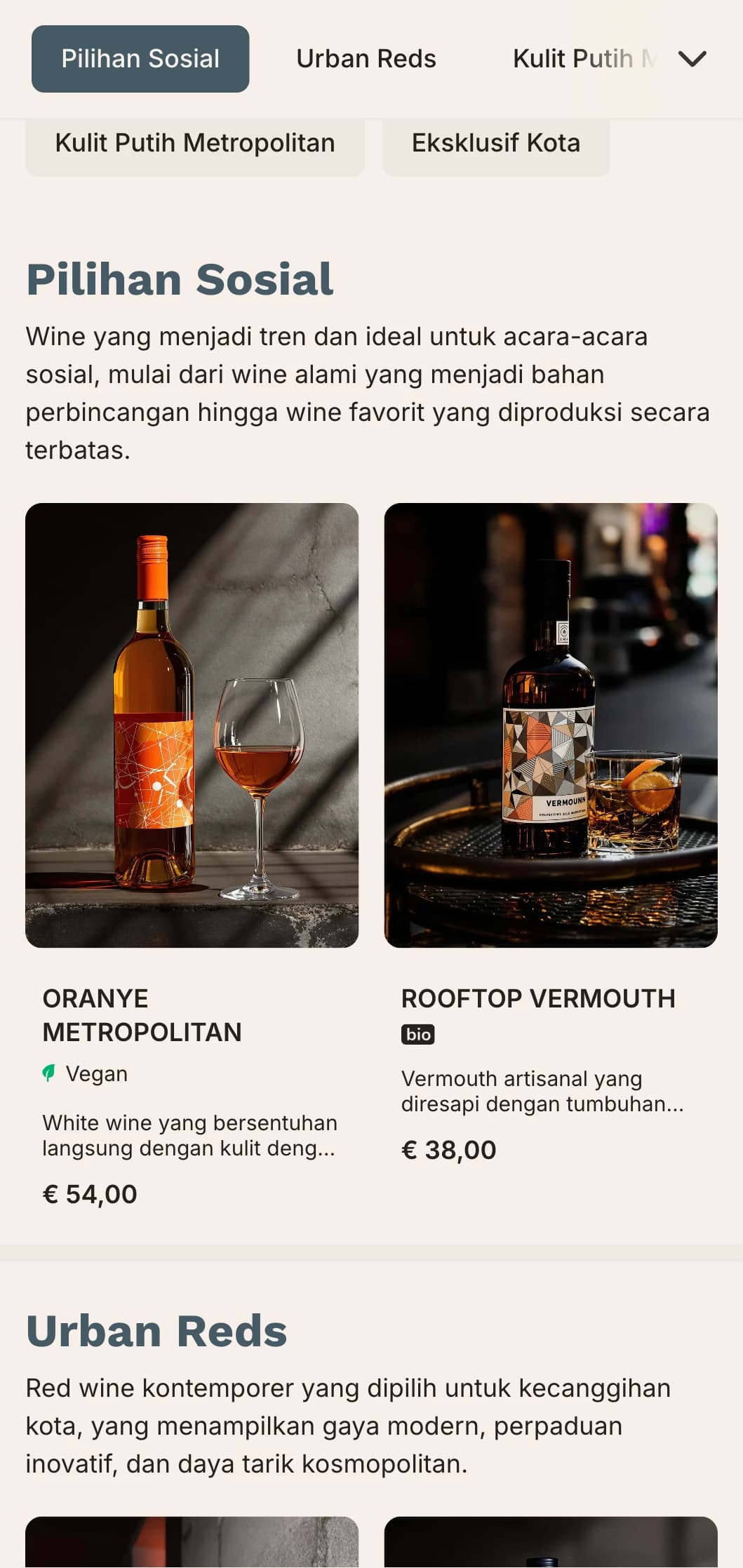 Templat daftar anggur yang ramping dan terinspirasi dari perkotaan dengan elemen arsitektur dan estetika kontemporer, ideal untuk bar anggur di kota dan tempat makan modern.
