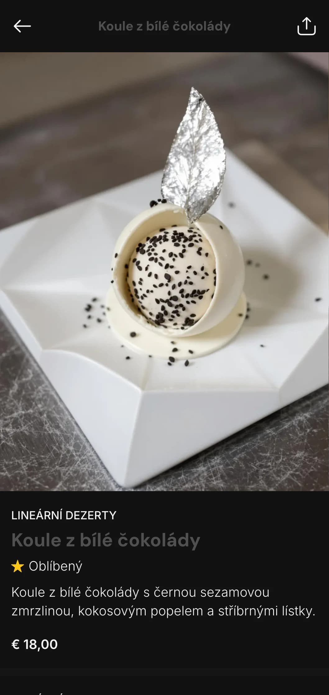 Sofistikovaný černobílý koncept s výraznými kontrasty a minimalistickými luxusními prvky.