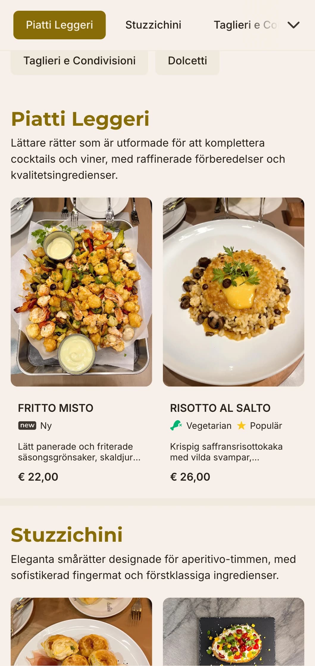 Sofistikerad design med bärnsten och guldtoner som hyllar Milanos eleganta cocktailtradition före middagen.