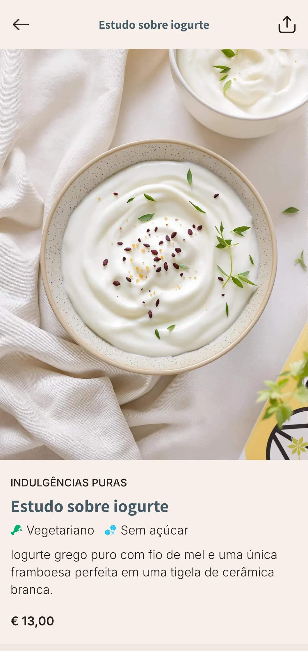 Café da manhã com apresentação simples e ingredientes de origem cuidadosa para os minimalistas mais exigentes.