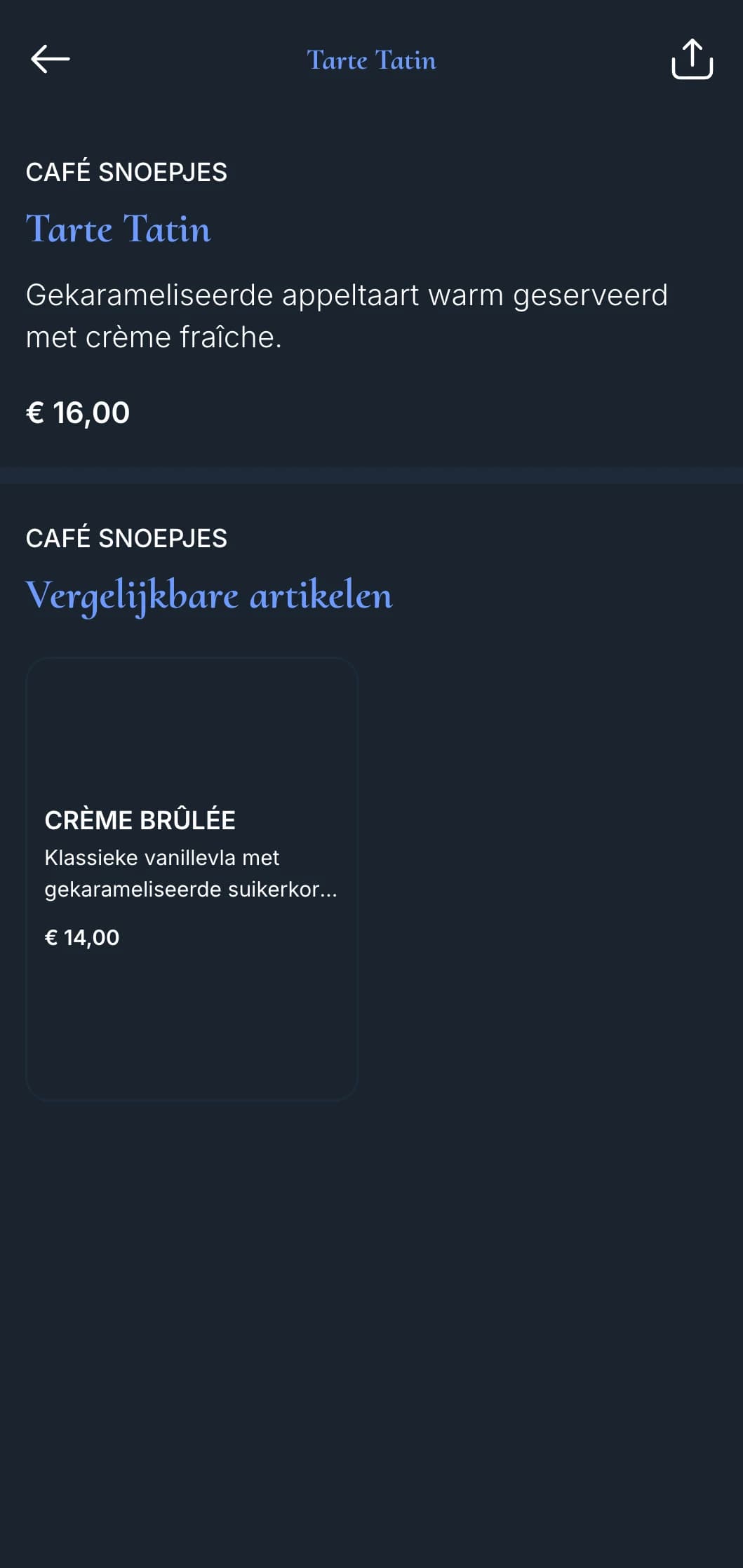 Een charmant Frans geïnspireerd dinermenu met klassieke bistro-elementen en marineblauwe accenten, perfect voor de Franse keuken.