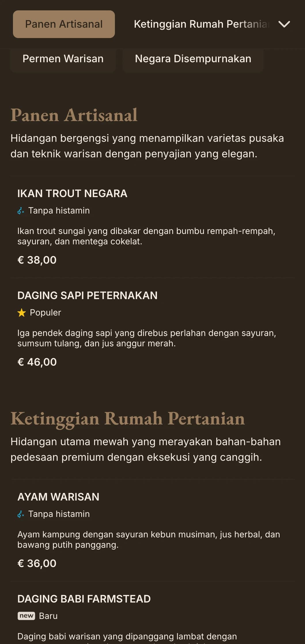 Interpretasi canggih dari keanggunan pedesaan dengan elemen pedesaan yang halus dan aksen kemewahan yang hangat.