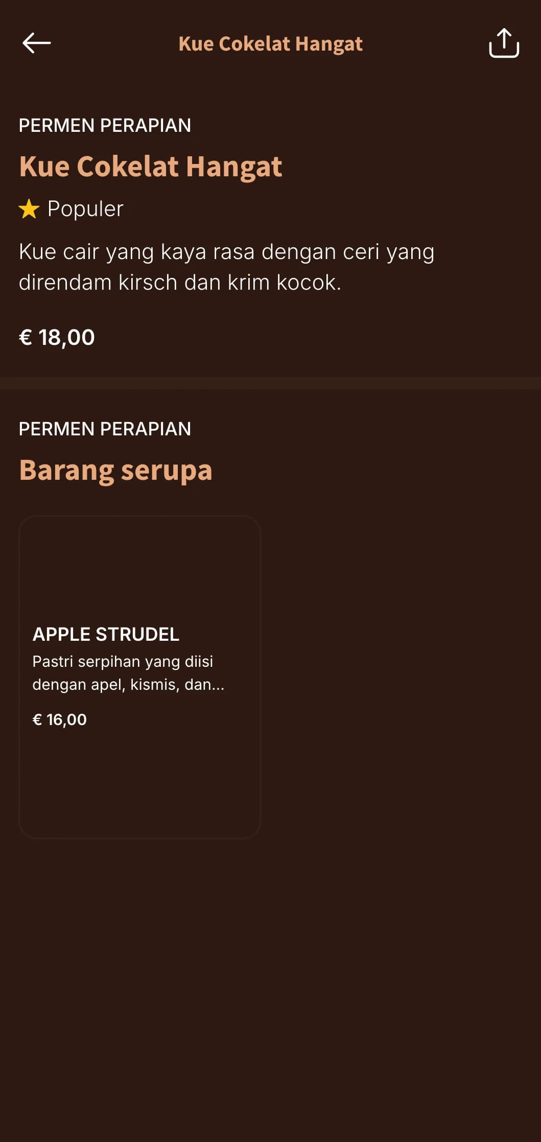 Menu makan malam yang hangat dan bernuansa kayu yang terinspirasi dari pondok-pondok di pegunungan, sempurna untuk hidangan alpine yang lezat.