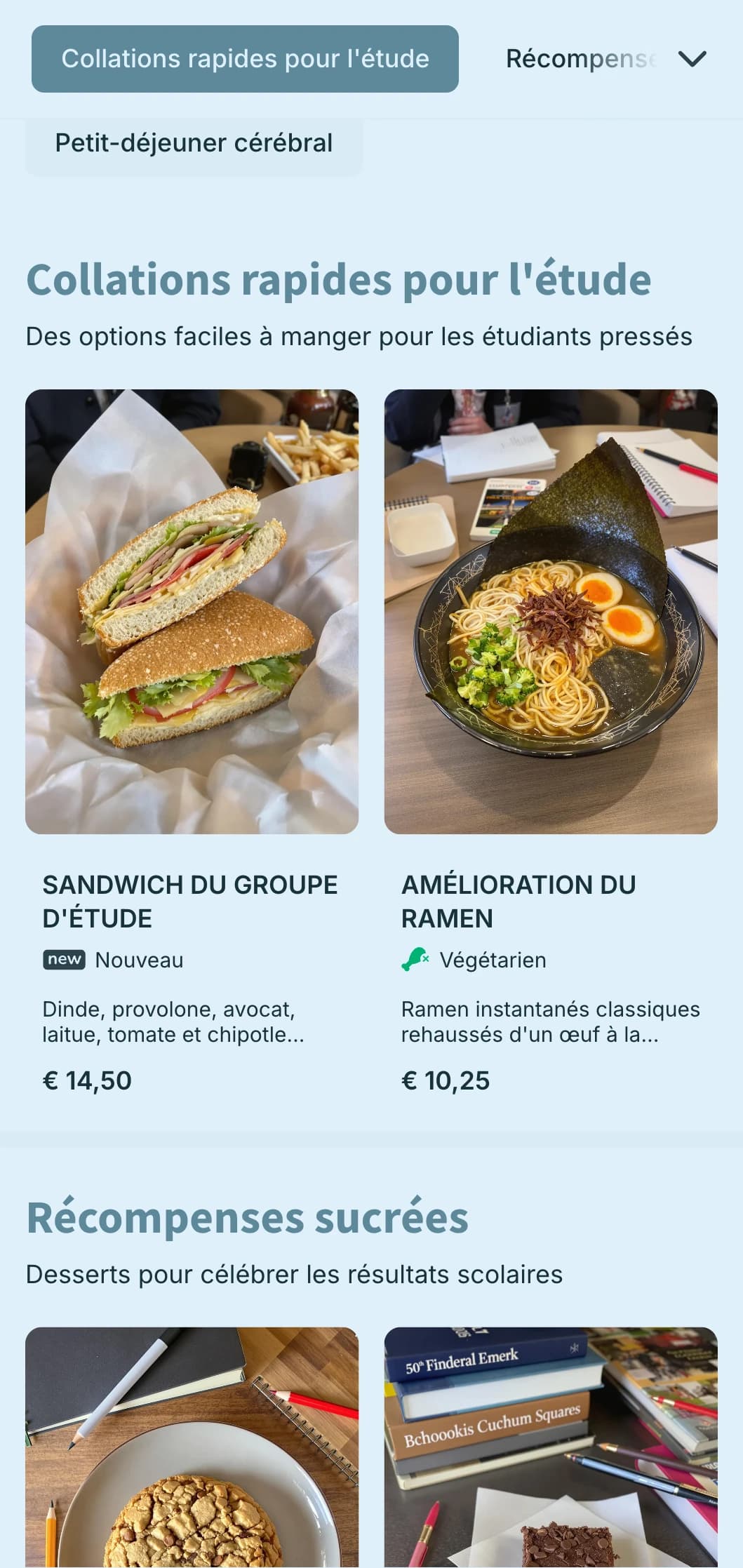 Design sarcelle énergique avec des éléments jeunes pour les cafés des campus et les lieux de rencontre des étudiants.