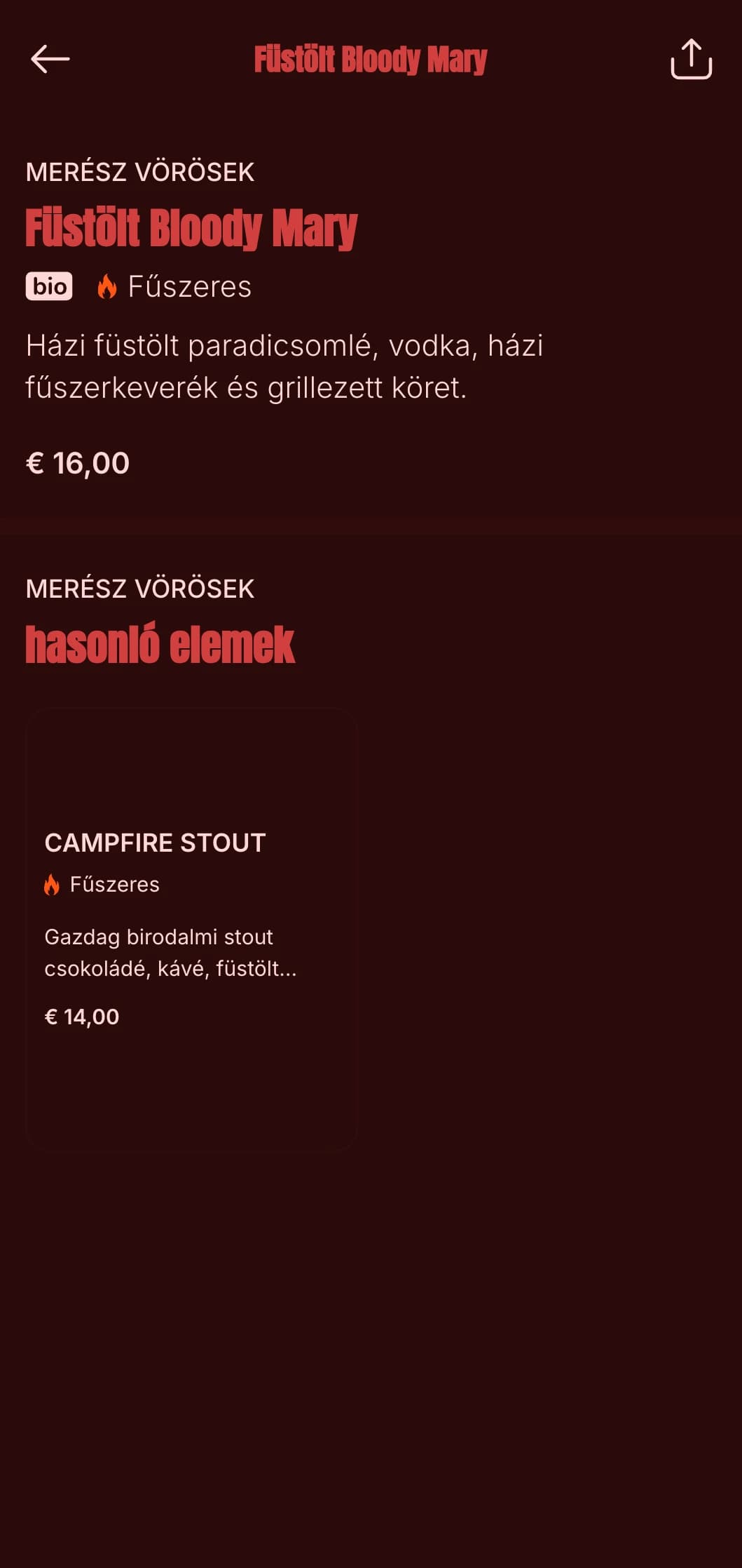 Erős piros dizájn füst- és tűzelemekkel a grillező és whiskey-helyszínekhez.