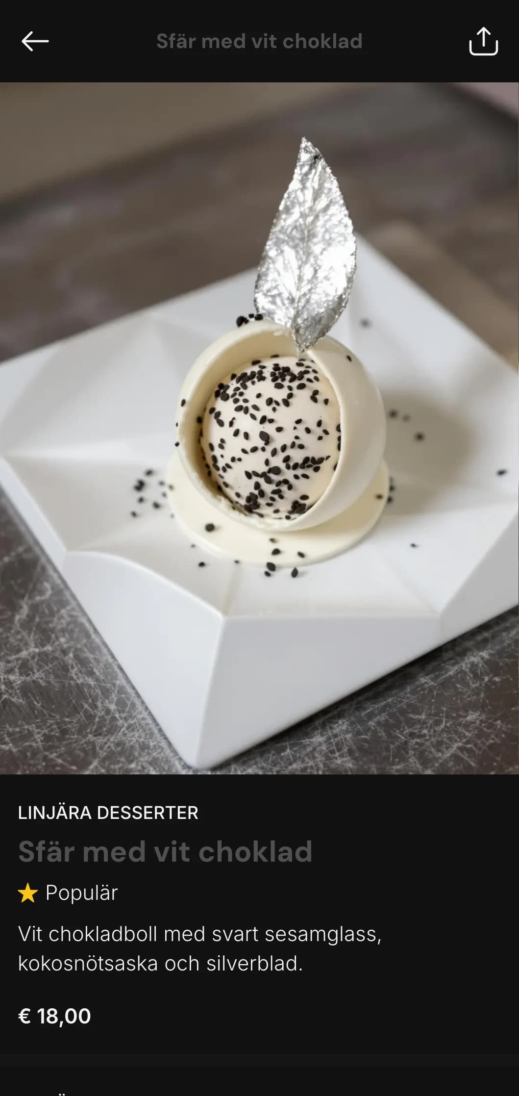 Sofistikerat svartvitt koncept med skarpa kontraster och minimalistiska lyxelement.