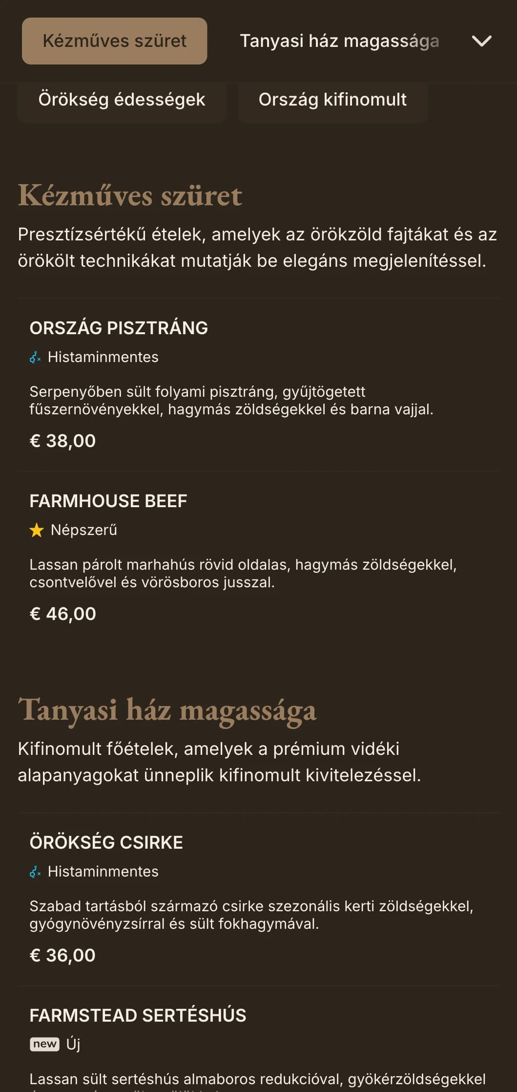 A vidéki elegancia kifinomult értelmezése kifinomult rusztikus elemekkel és meleg luxus hangsúlyokkal.