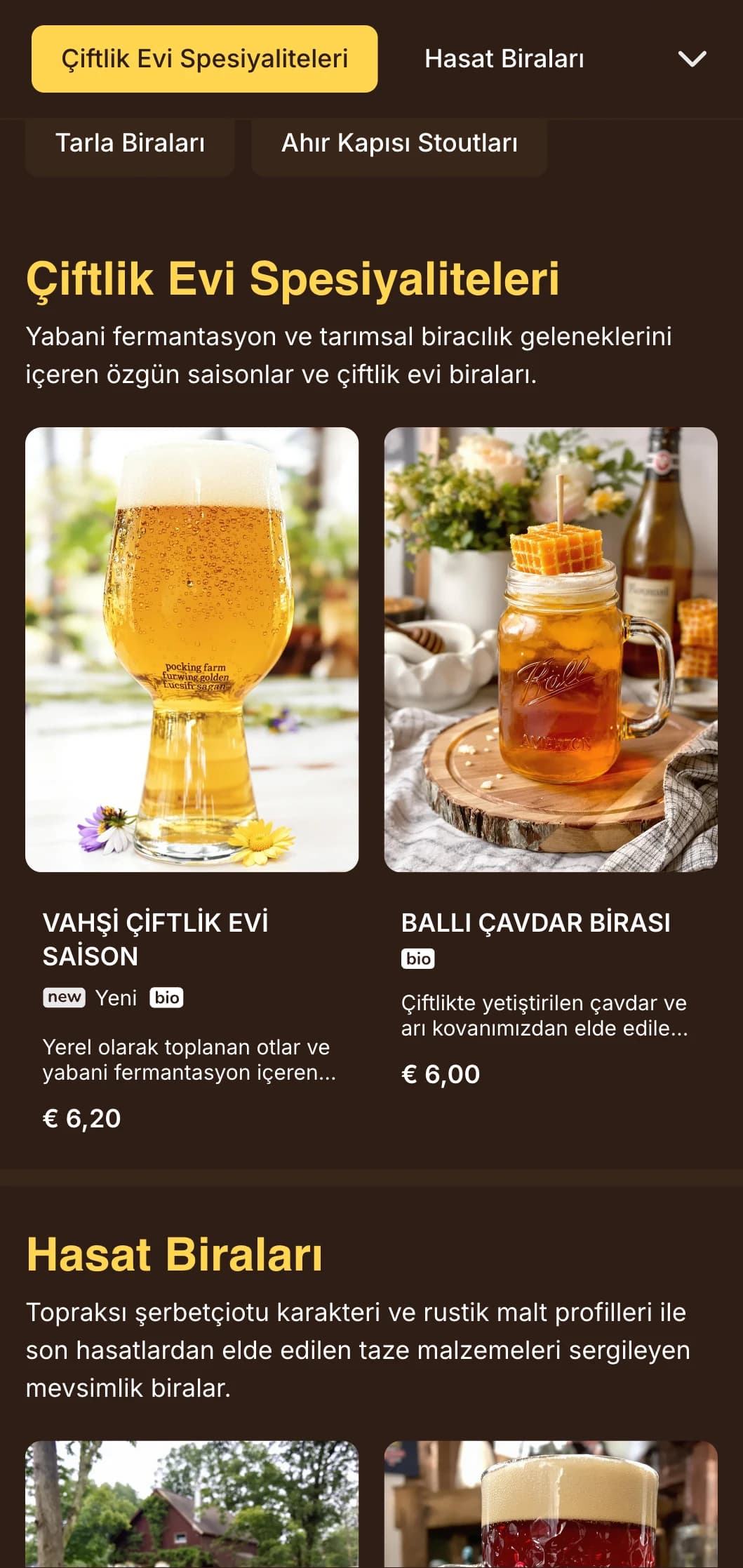 Çiftlik estetiğinden ilham alan rustik ve sade tasarım, kırsal bira fabrikaları ve çiftlik evi birası uzmanları için mükemmeldir.