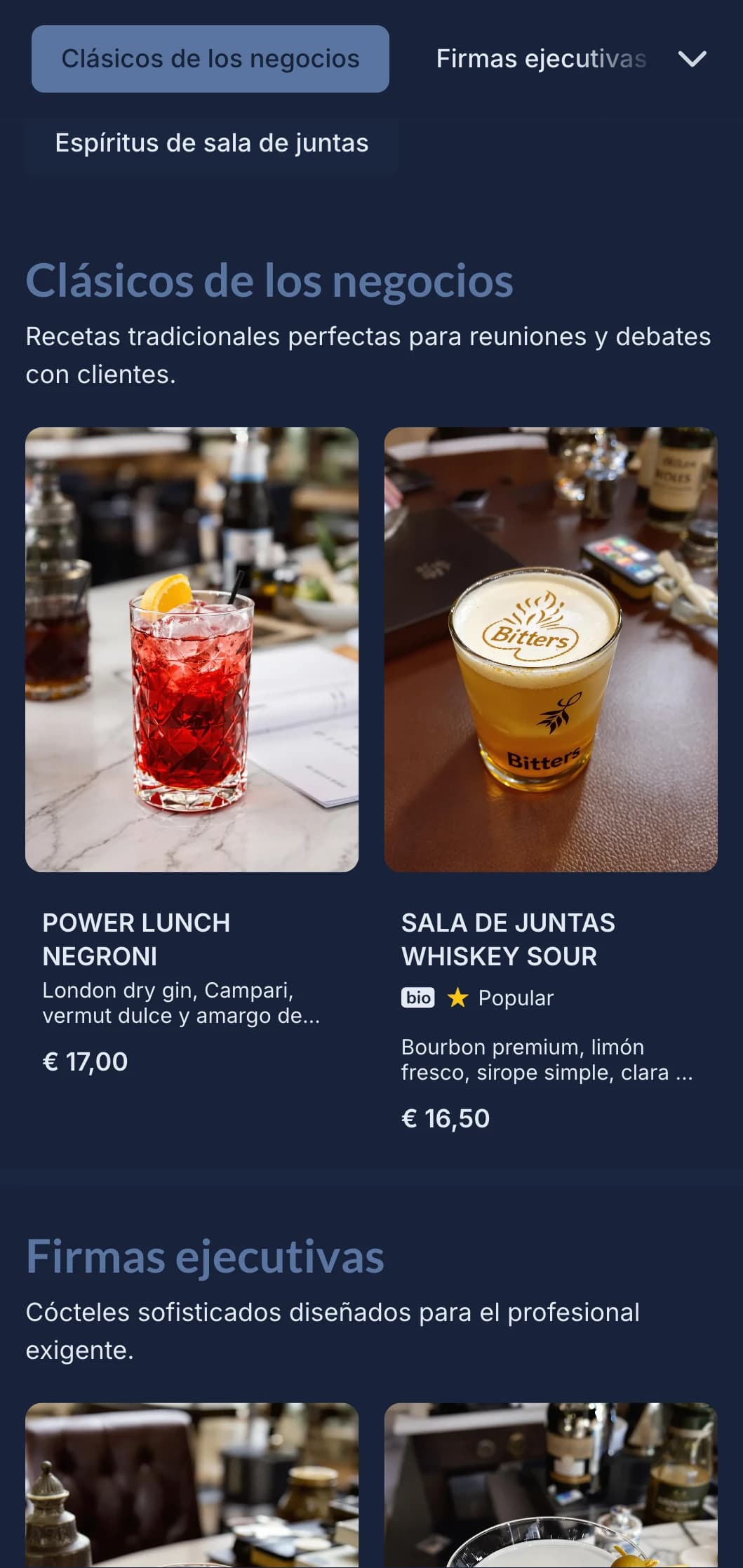 Diseño elegante y profesional con sutiles rayas para salones de distritos de negocios.