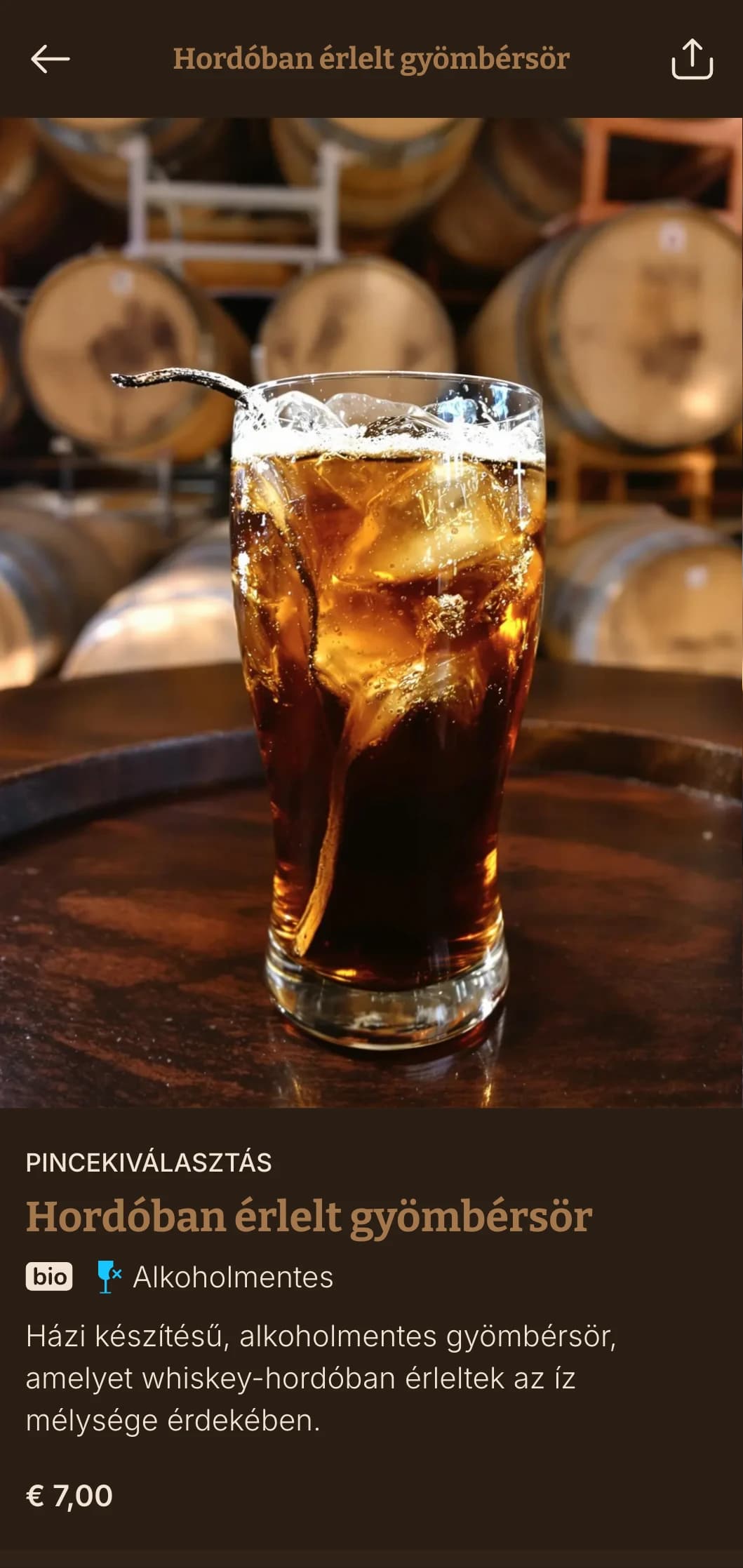 Barna, fa ihlette design kézműves sör- és whisky-üzletek számára.