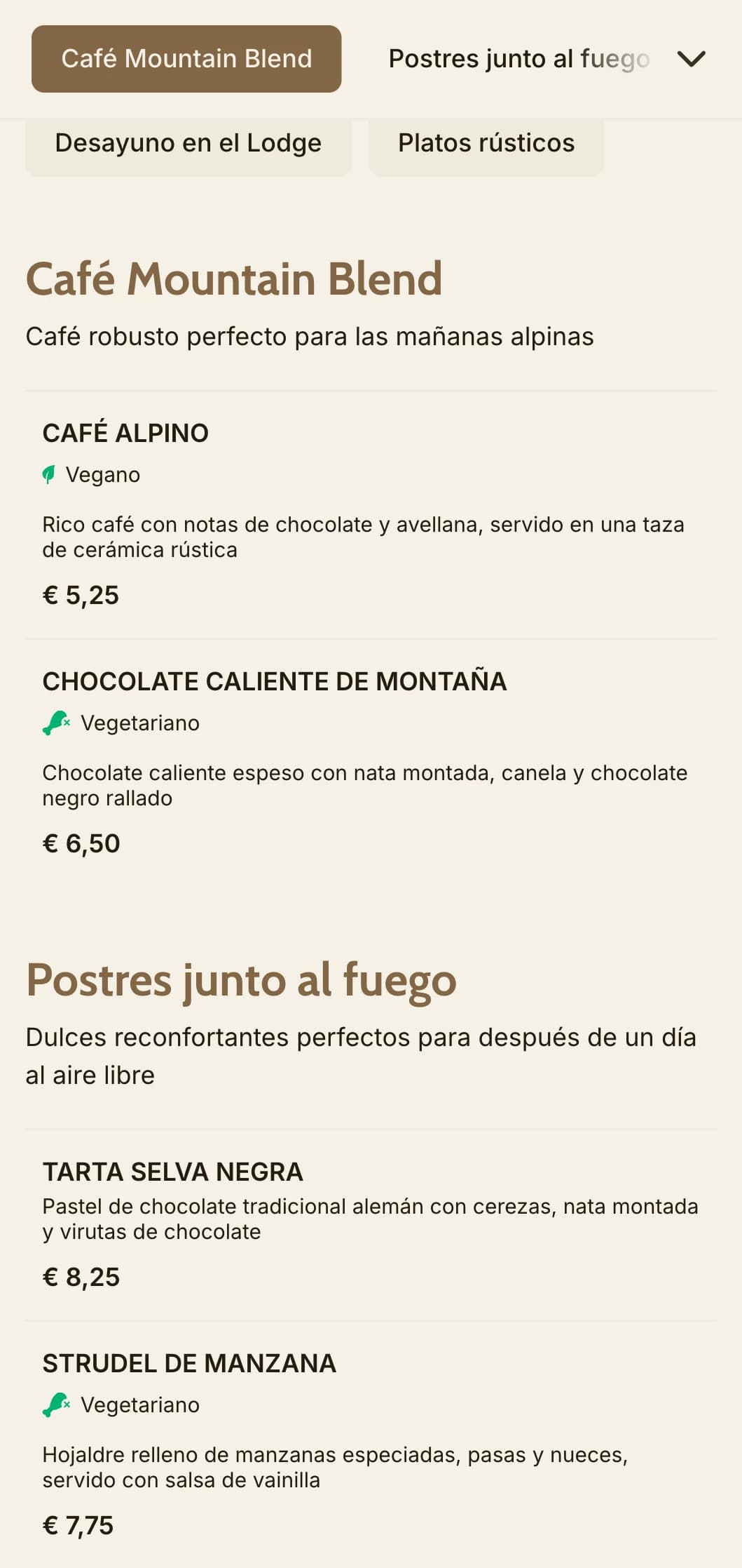 Acogedor diseño inspirado en la madera con elementos de montaña para cafeterías alpinas y restaurantes de cabañas.