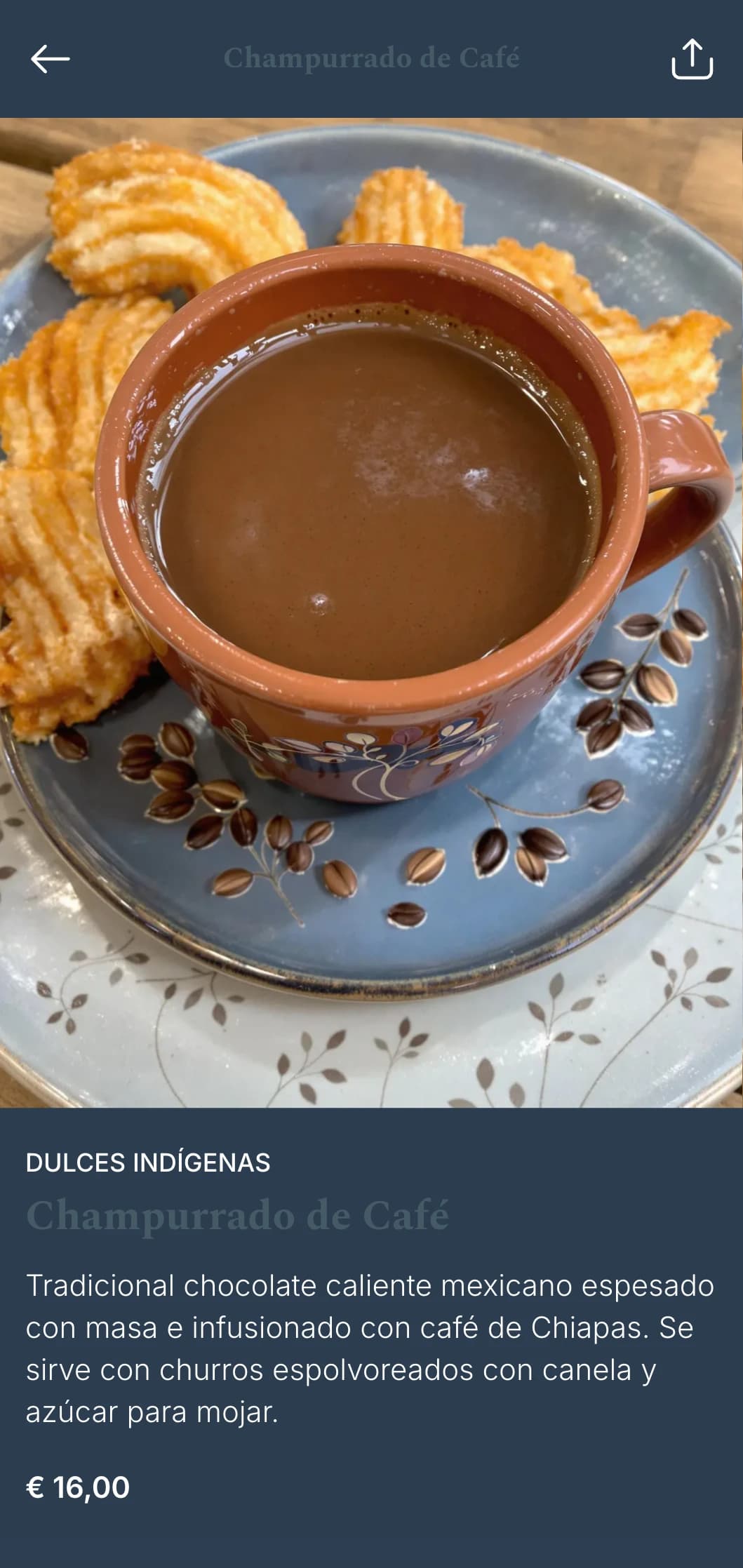 Menú terrenal y auténtico que muestra la cocina chiapaneca con ricas notas de café, inspiración indígena y métodos de preparación tradicionales.