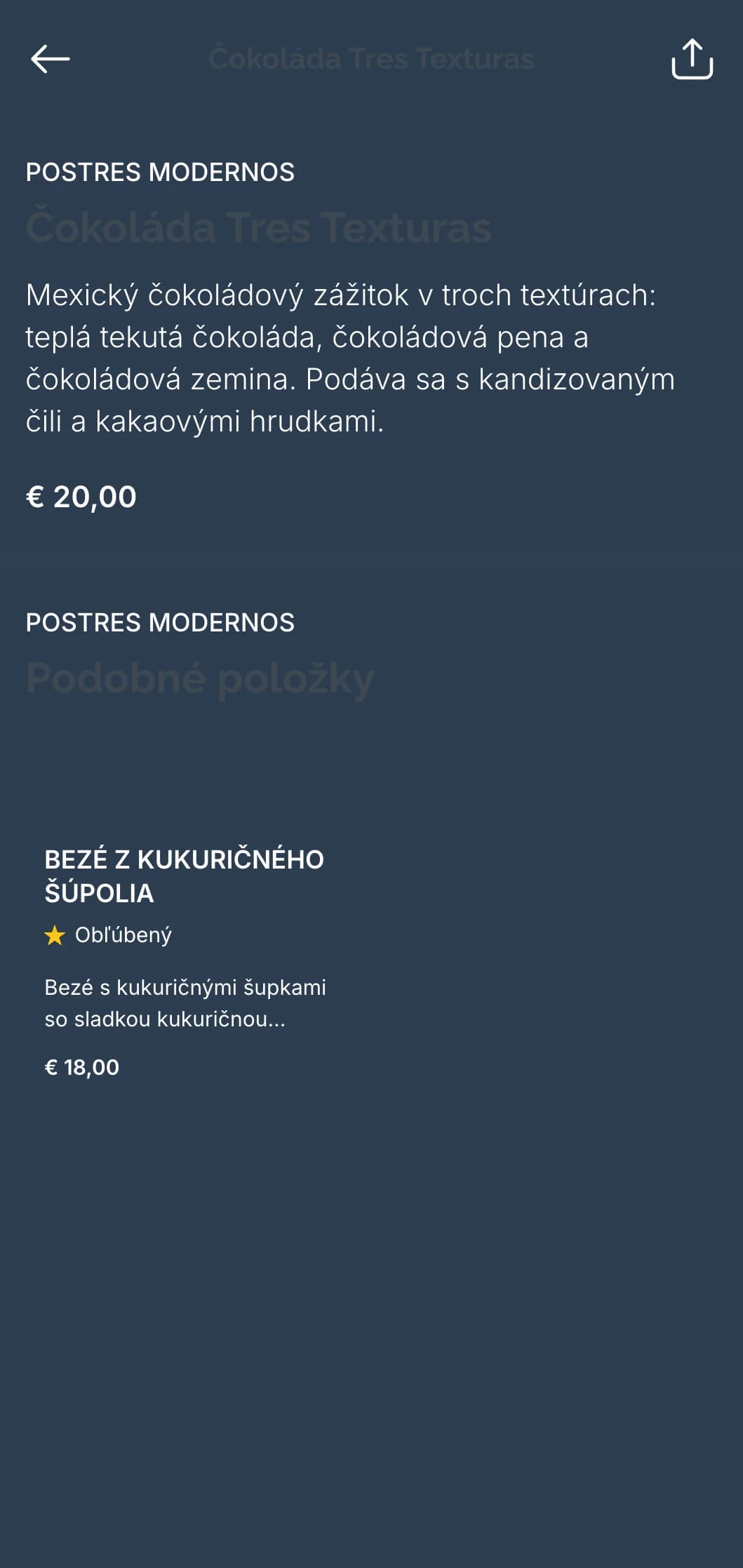 Moderné mexické menu s čistými líniami, minimalistickou estetikou a fúznou kuchyňou v elegantnom, nenápadnom formáte.