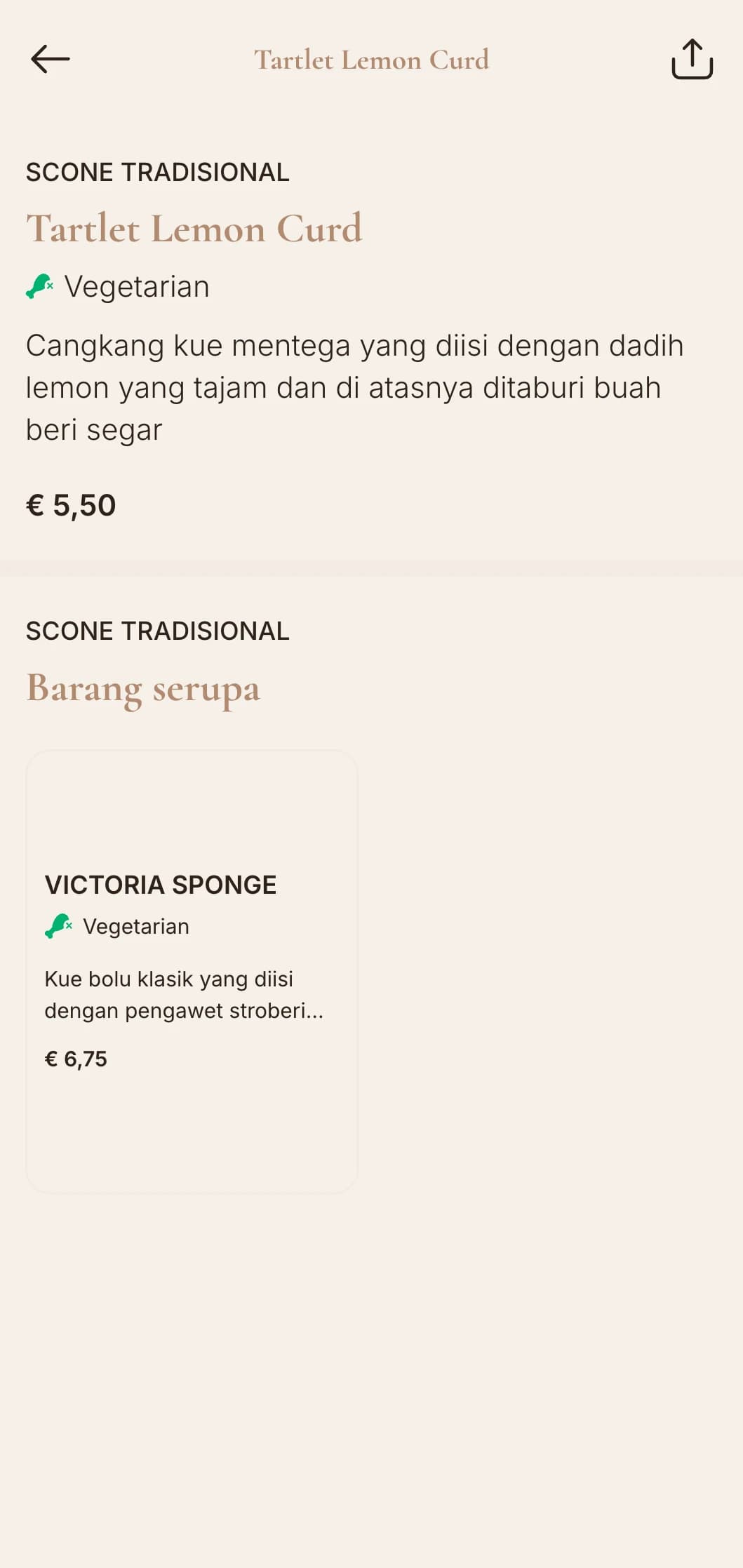 Desain vintage yang elegan dengan elemen-elemen halus untuk kedai minuman dan toko kue tradisional.