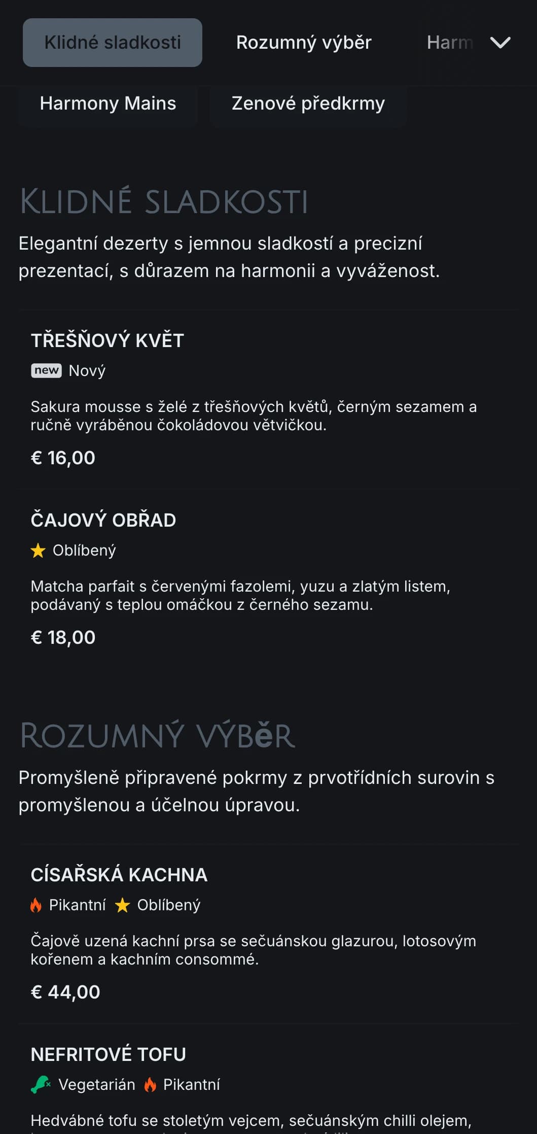 Rafinovaný minimalismus inspirovaný asijskou architekturou s důrazem na rovnováhu, harmonii a decentní luxus.