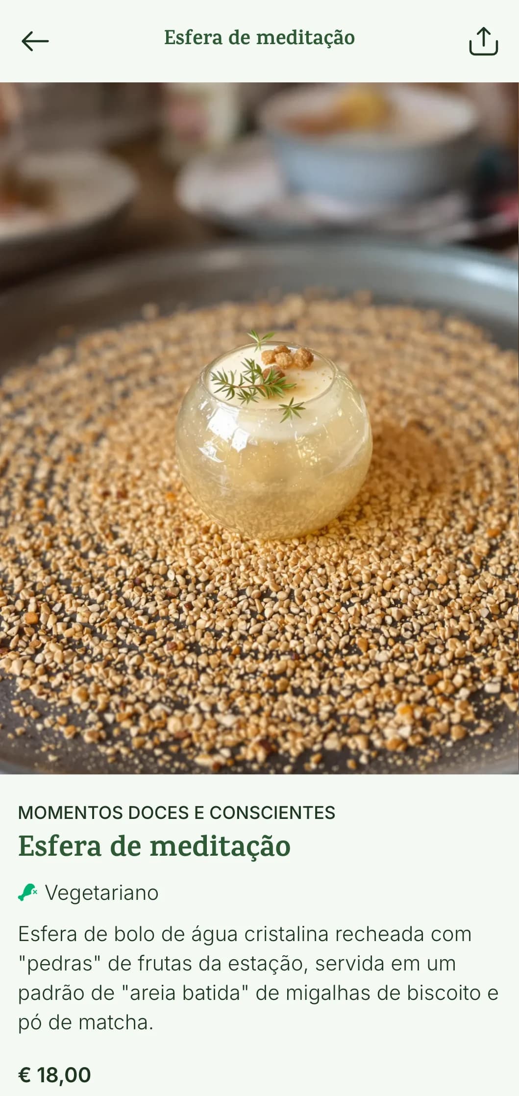 Cardápio de sushi tranquilo e meditativo, com elementos inspirados em um jardim zen e uma paleta natural calmante.