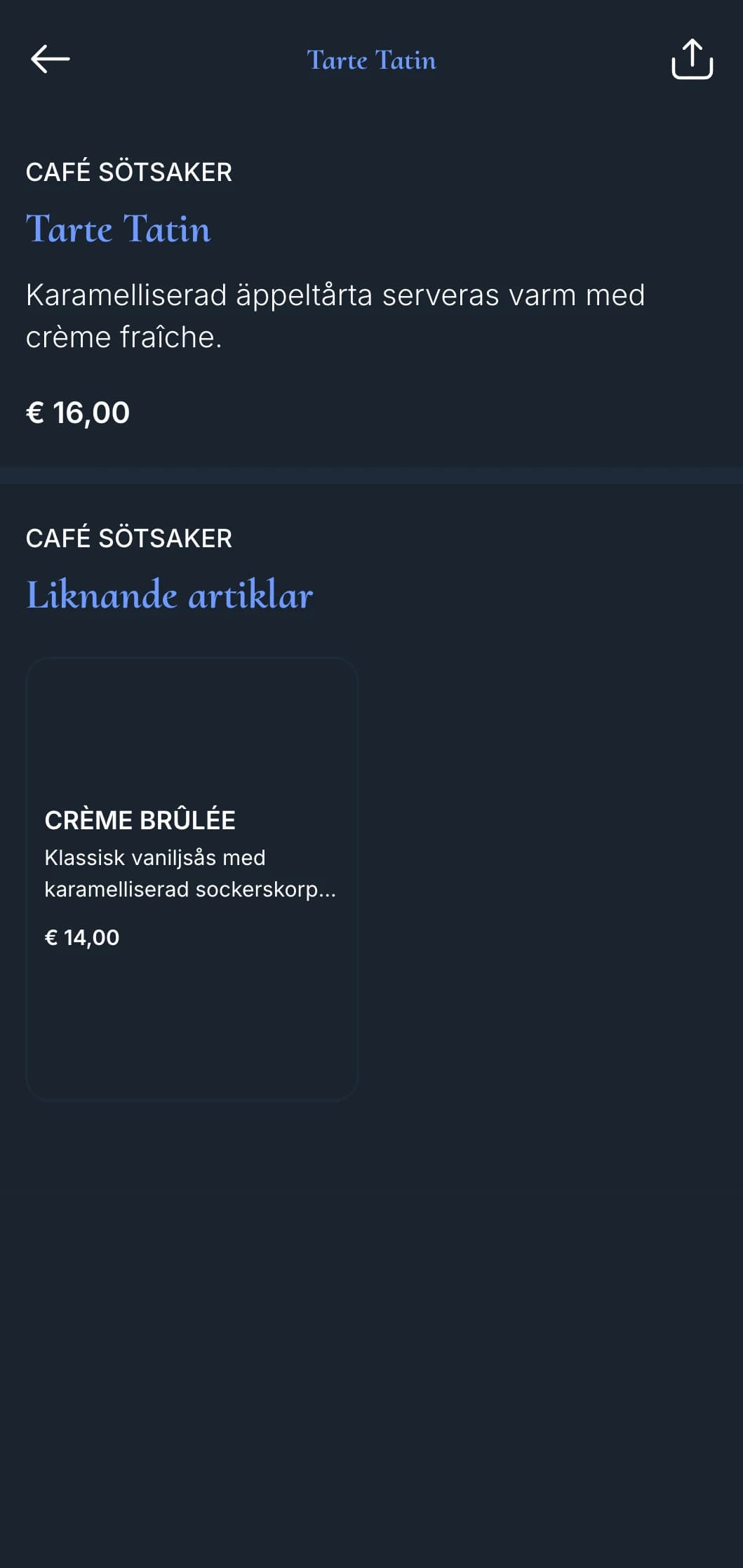 En charmig franskinspirerad middagsmeny med klassiska bistroelement och marinblå accenter, perfekt för det franska köket.