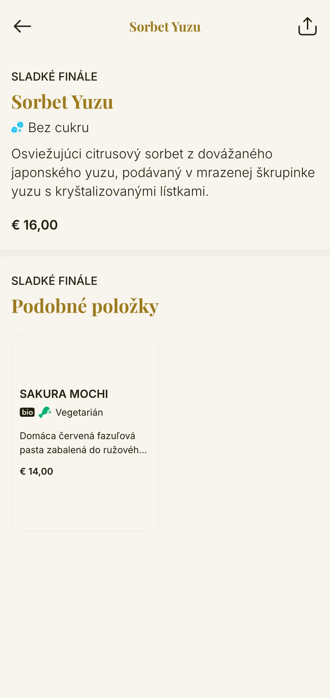 Rafinovaný japonský kulinársky zážitok s klasickou eleganciou, s jemnou typografiou serifov a akcentmi čerešňových kvetov na jemnom krémovom pozadí.