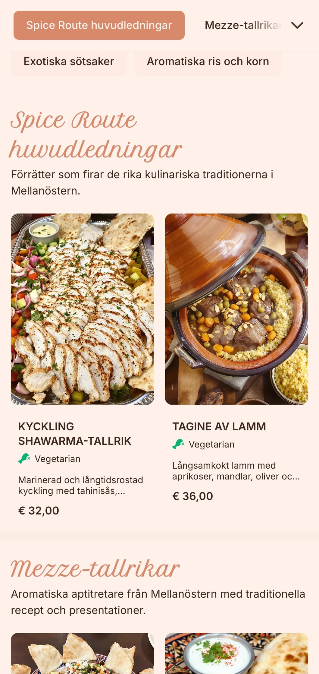 Rik, aromatisk catering från Mellanöstern med livfulla kryddor, traditionella recept och autentisk presentation för kulturella evenemang och speciella tillfällen.