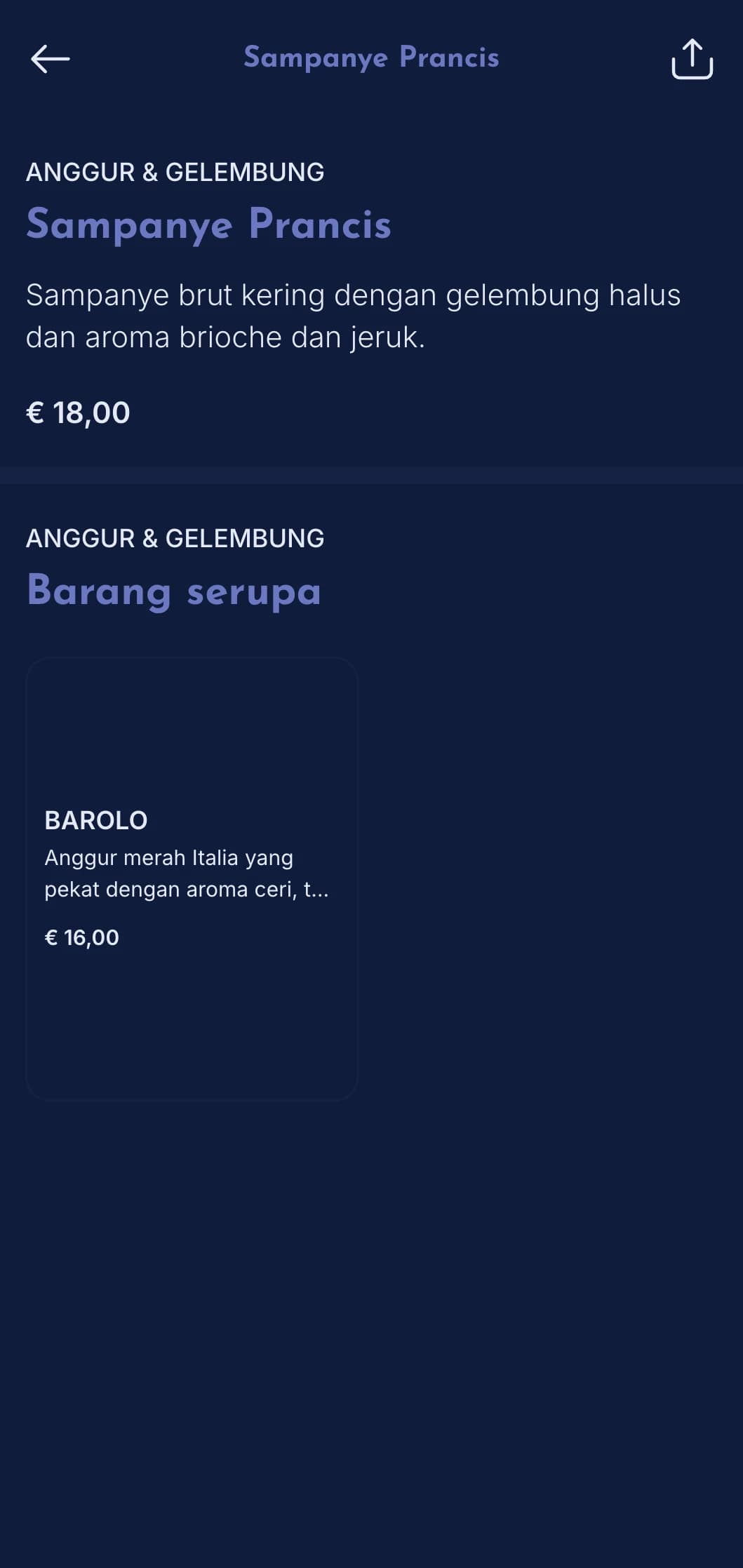 Desain biru tua dengan elemen musik untuk klub jazz dan bar blues.