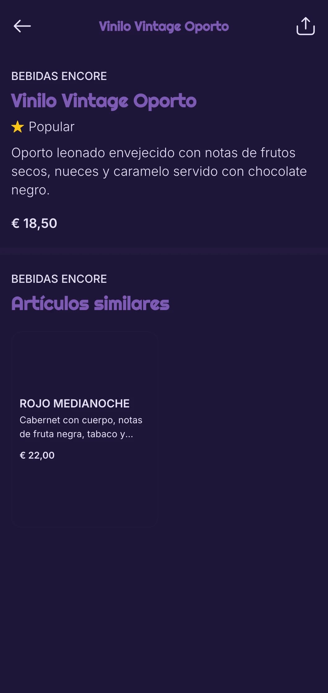Diseño púrpura intenso con sutiles elementos musicales para bares de whisky con jazz en directo.