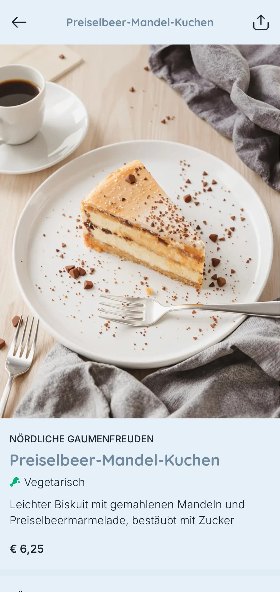 Cooles blau-graues Design mit skandinavischen Elementen für nordisch inspirierte Bäckereien und Cafés.