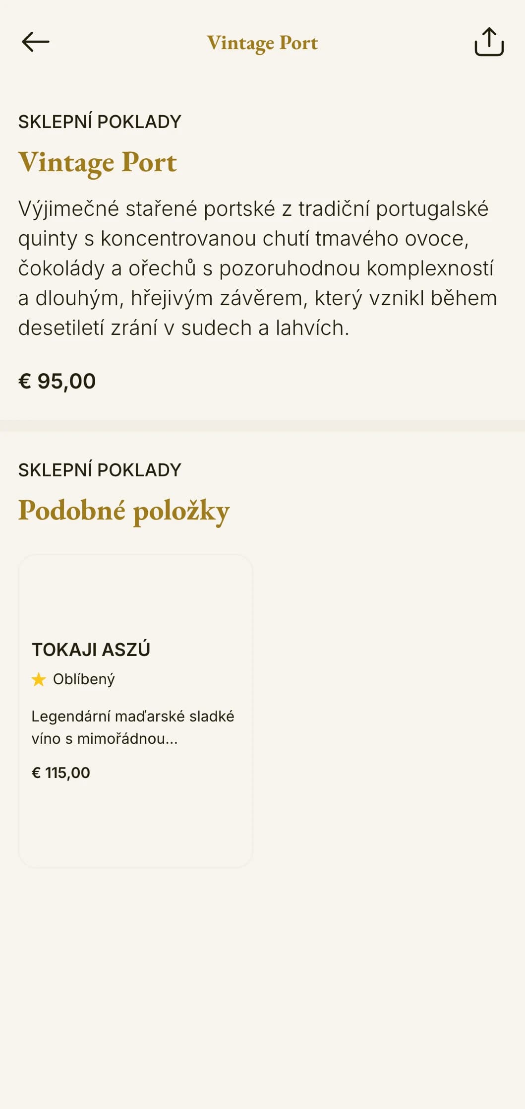 Tradiční šablona vinného lístku s jantarovými akcenty a památkovými prvky, ideální pro zavedená vinařství a klasické restaurace.