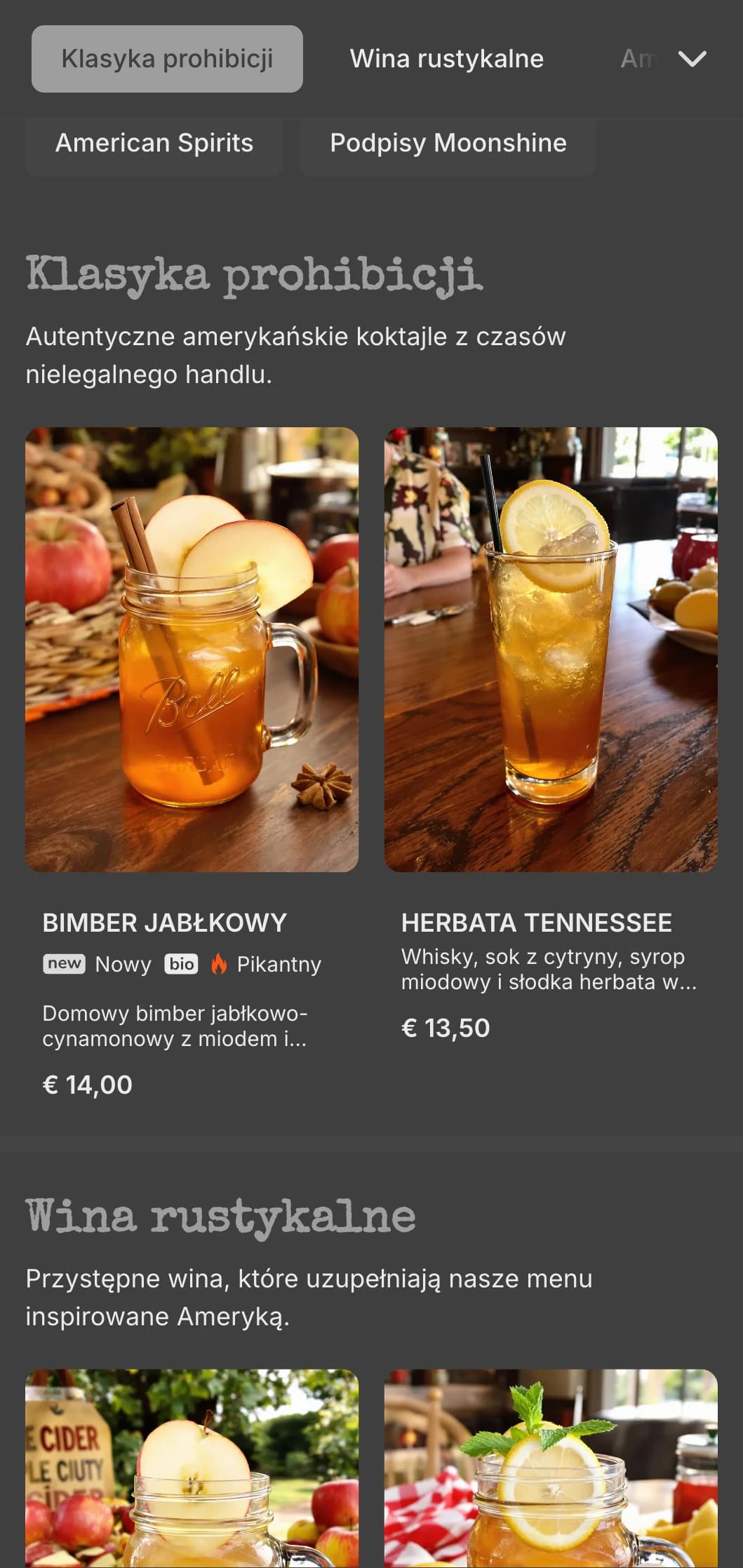 Szary wzór w stylu vintage z elementami prohibicji dla amerykańskich barów spirytusowych.