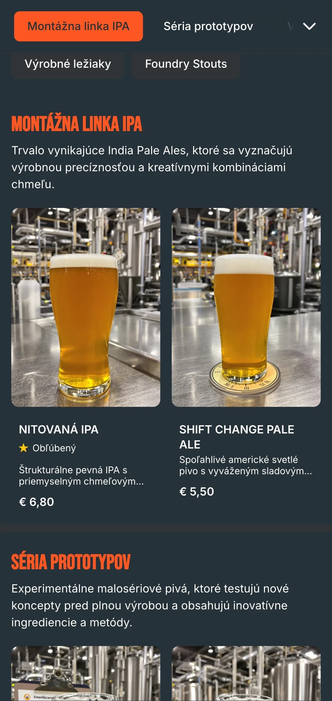 Surový priemyselný dizajn s kovovými textúrami a utilitárnou grafikou, ideálny pre skladové pivovary a výčapné miestnosti prestavané na továrne.