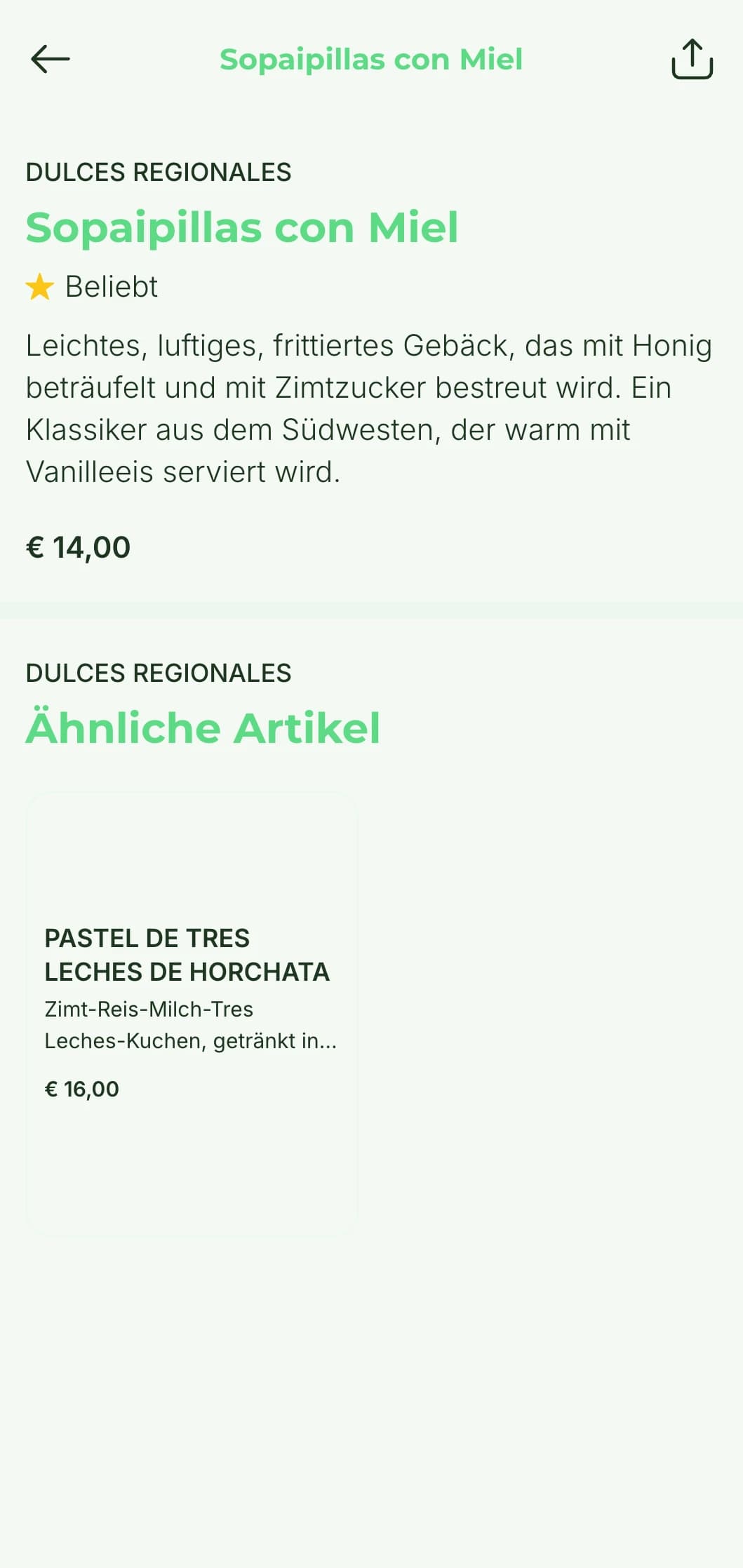 Helles und luftiges südwestliches mexikanisches Menü mit von der Wüste inspiriertem Design, kaktusgrünen Akzenten und Spezialitäten der Grenzküche.