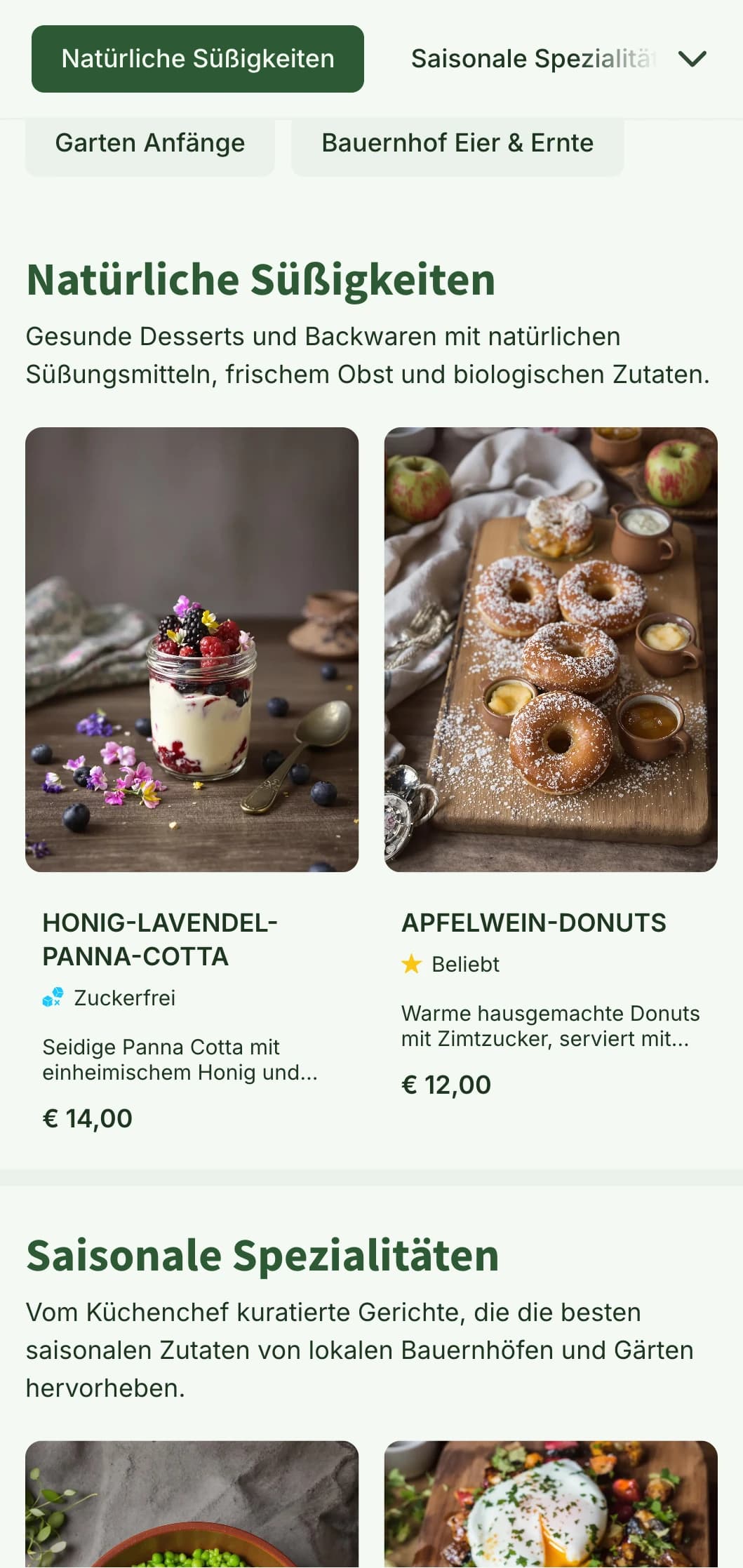 Von der Natur inspirierte Brunch-Vorlage mit botanischen Elementen und erdigen Tönen, die sich perfekt für Einrichtungen mit Farm-to-Table-Angebot eignet.