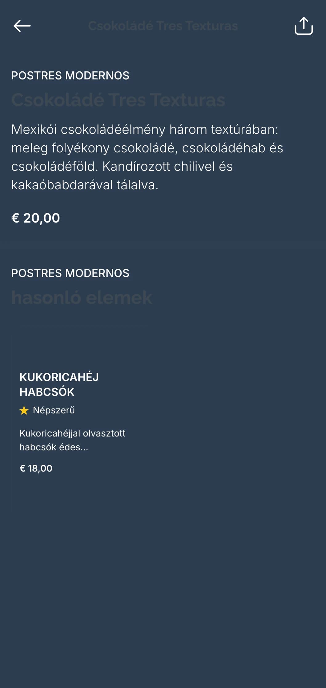Kortárs mexikói éttermi menü tiszta vonalakkal, minimalista esztétikával és fúziós konyhával, elegáns, visszafogott formában.