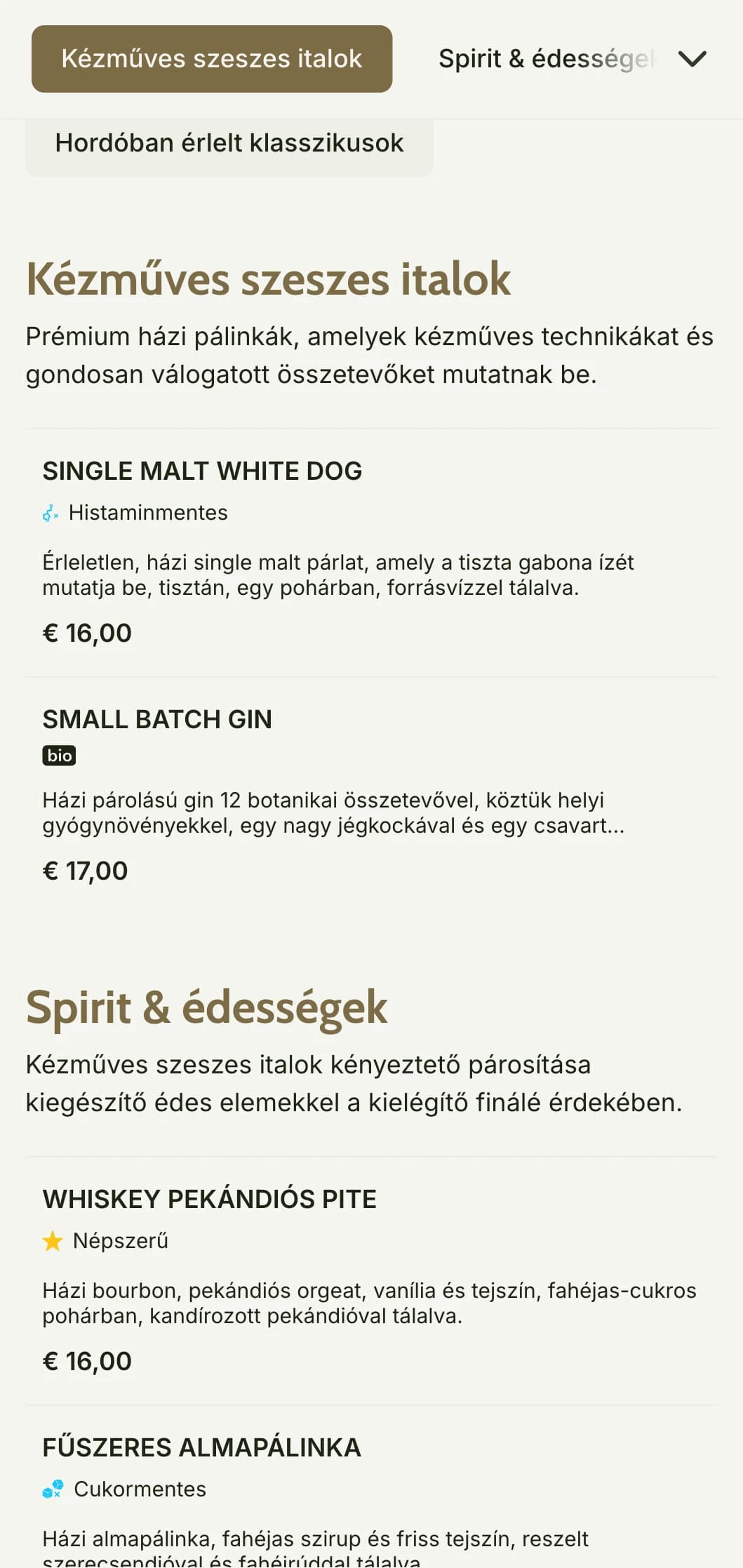 Rusztikus, kézműves design kézműves szeszfőzdék és szeszesitalokra összpontosító bárok számára, meleg földszínekkel és textúrázott elemekkel.