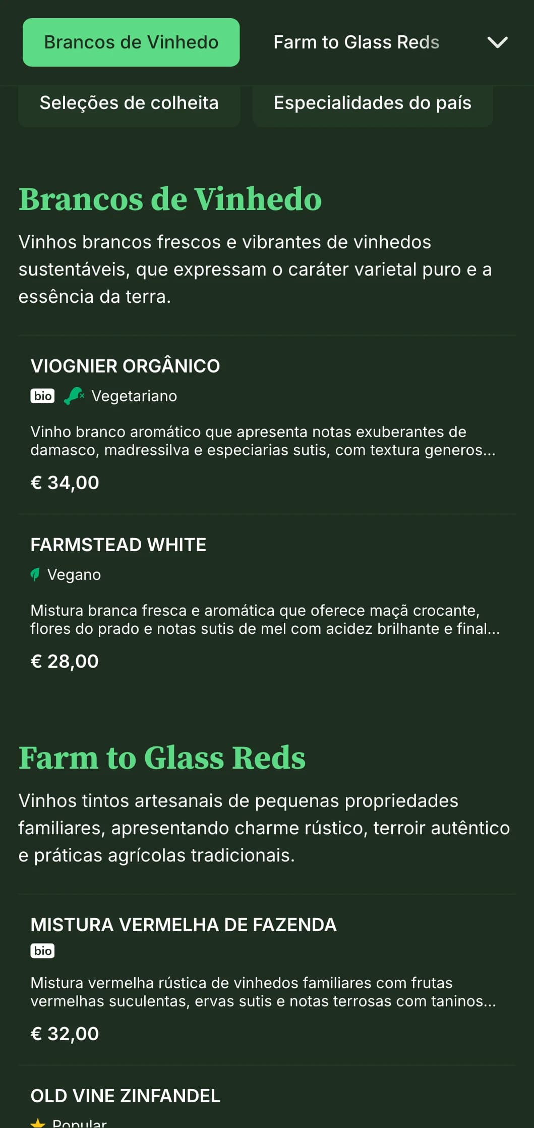 Modelo de carta de vinhos aconchegante e rústico com materiais naturais e estética terrosa, perfeito para vinícolas do interior e restaurantes de fazenda.