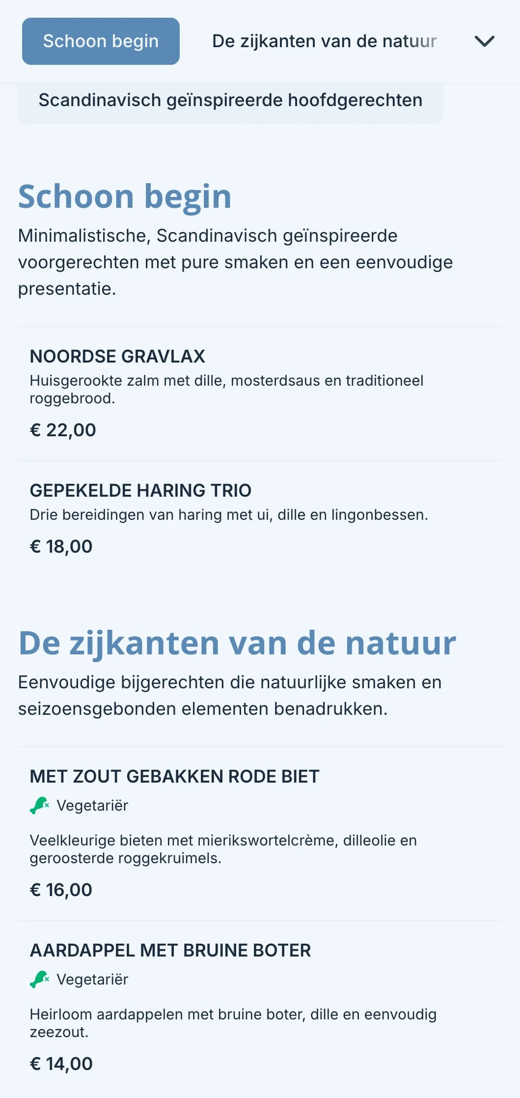 Strak Scandinavisch geïnspireerde catering met minimalistisch design, gefermenteerde elementen en op de natuur geïnspireerde presentatie voor moderne evenementen.
