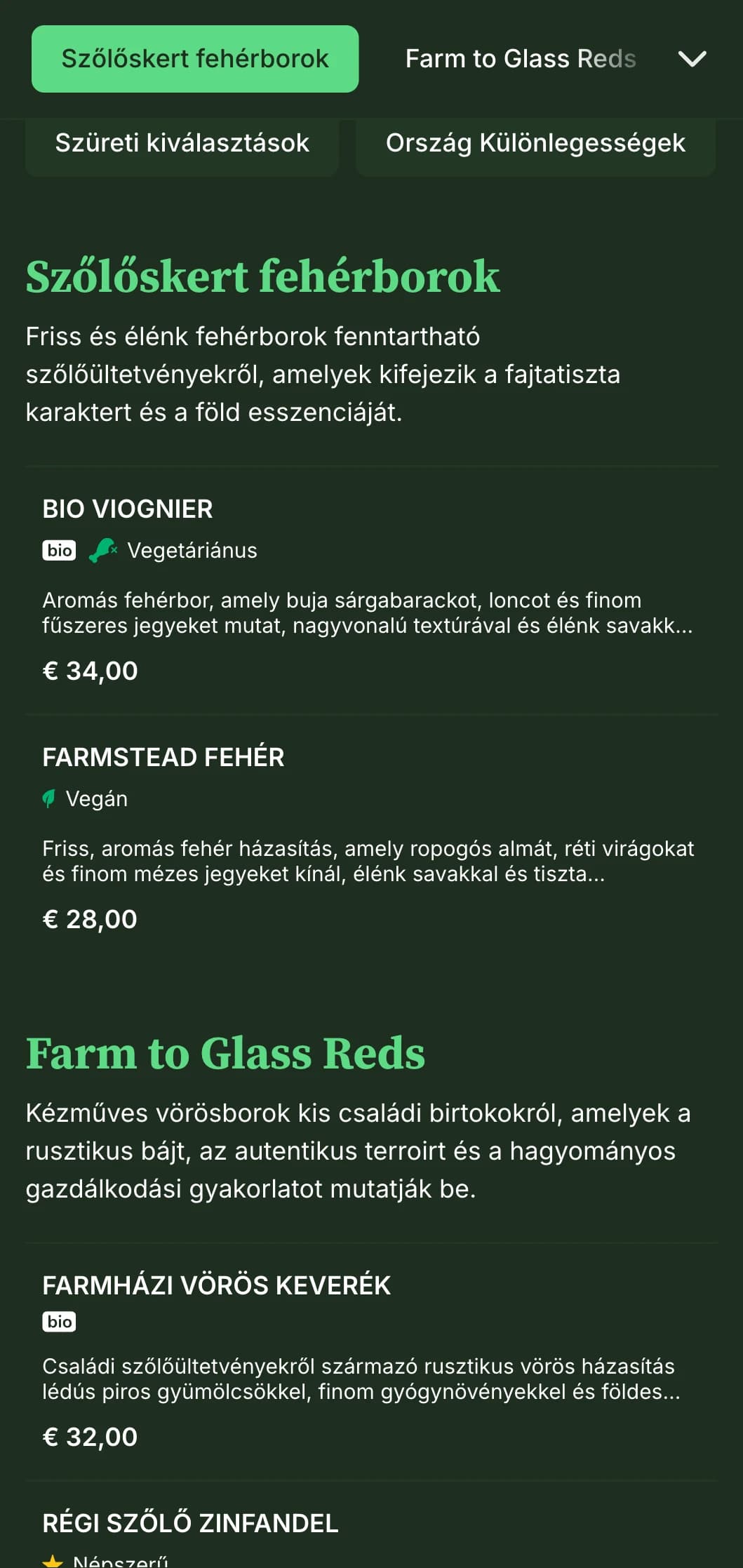 Meleg, rusztikus borlap sablon természetes anyagokkal és földes esztétikával, tökéletes vidéki borászatok és parasztházi éttermek számára.